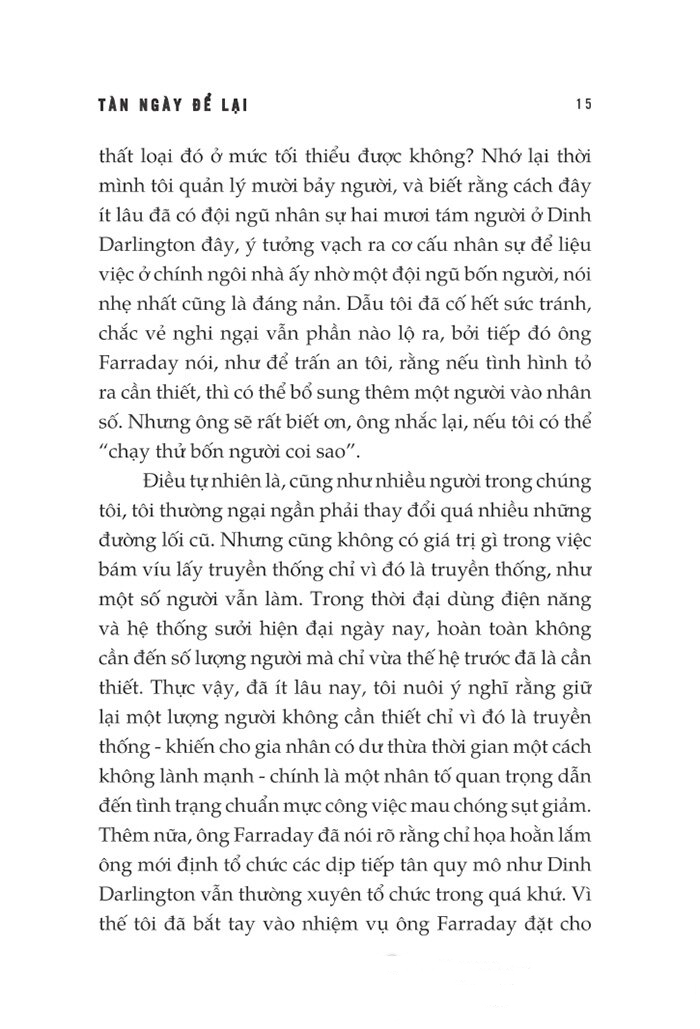 tàn ngày để lại