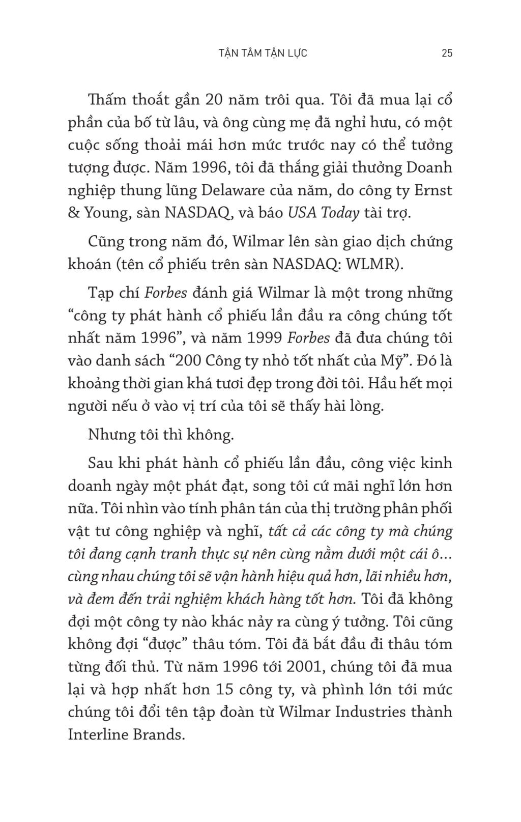 tận tâm tận lực - 101 bài học kinh doanh thực tiễn cho doanh nhân khởi nghiệp - all in