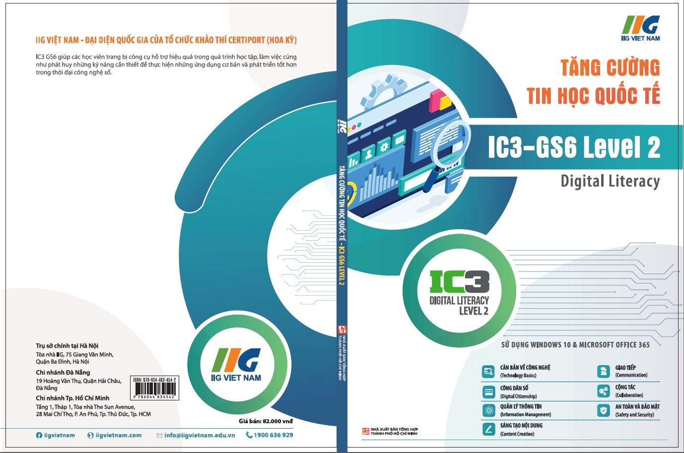 tăng cường tin học quốc tế - ic3-gs6 level 2 - digital literacy (tái bản 2024)