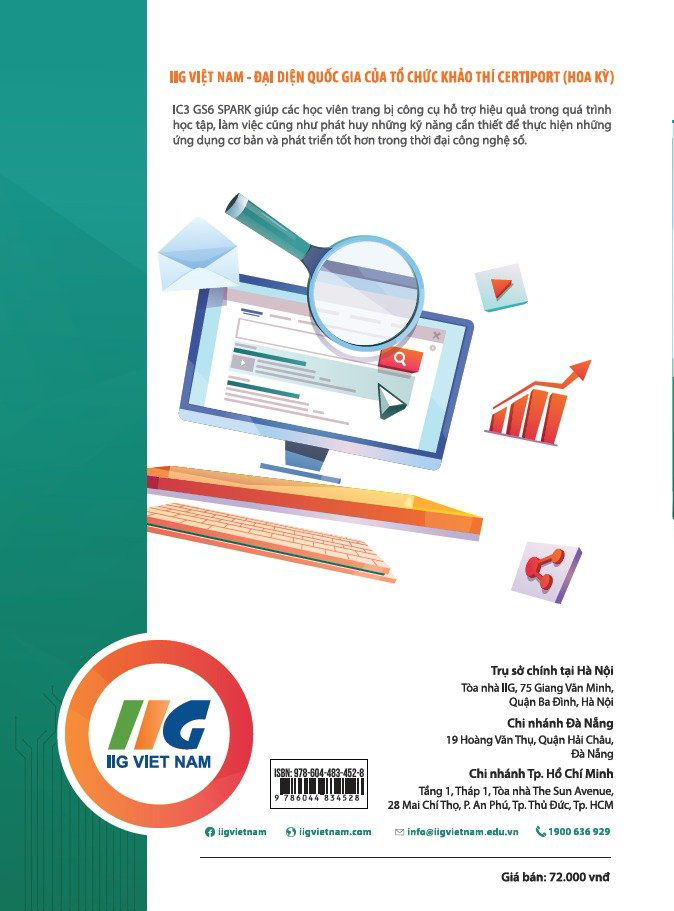 tăng cường tin học quốc tế - ic3 gs6 spark level 1 - dành cho lớp 3 (tái bản 2024)