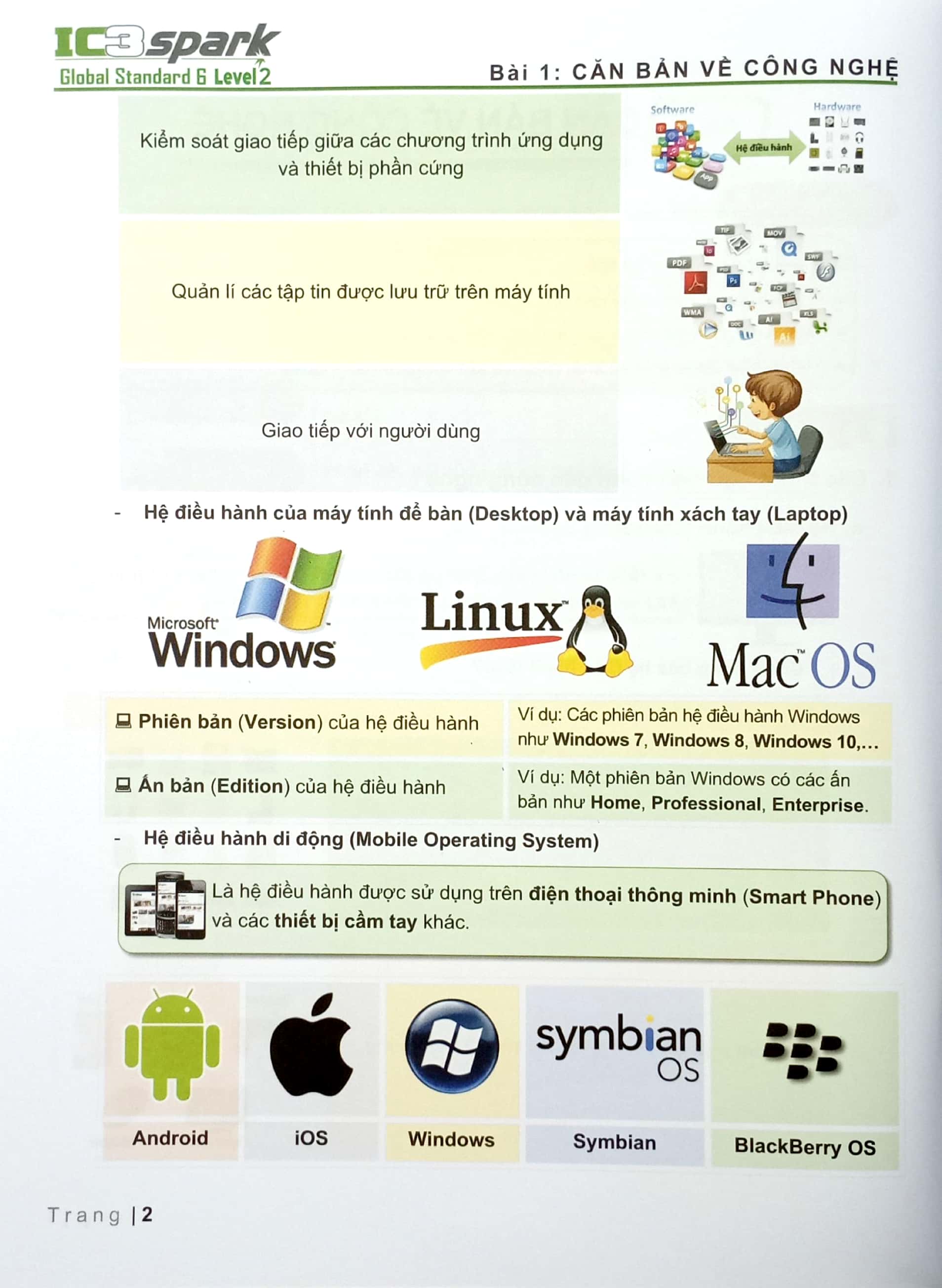 tăng cường tin học quốc tế - ic3 gs6 spark level 2 - dành cho lớp 4 (tái bản 2023)