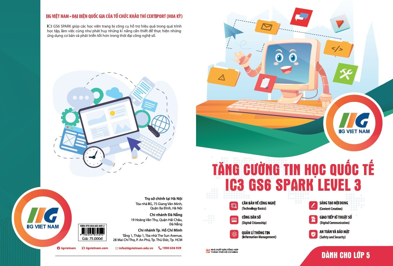 tăng cường tin học quốc tế - ic3-gs6 spark level 3 - dành cho lớp 5