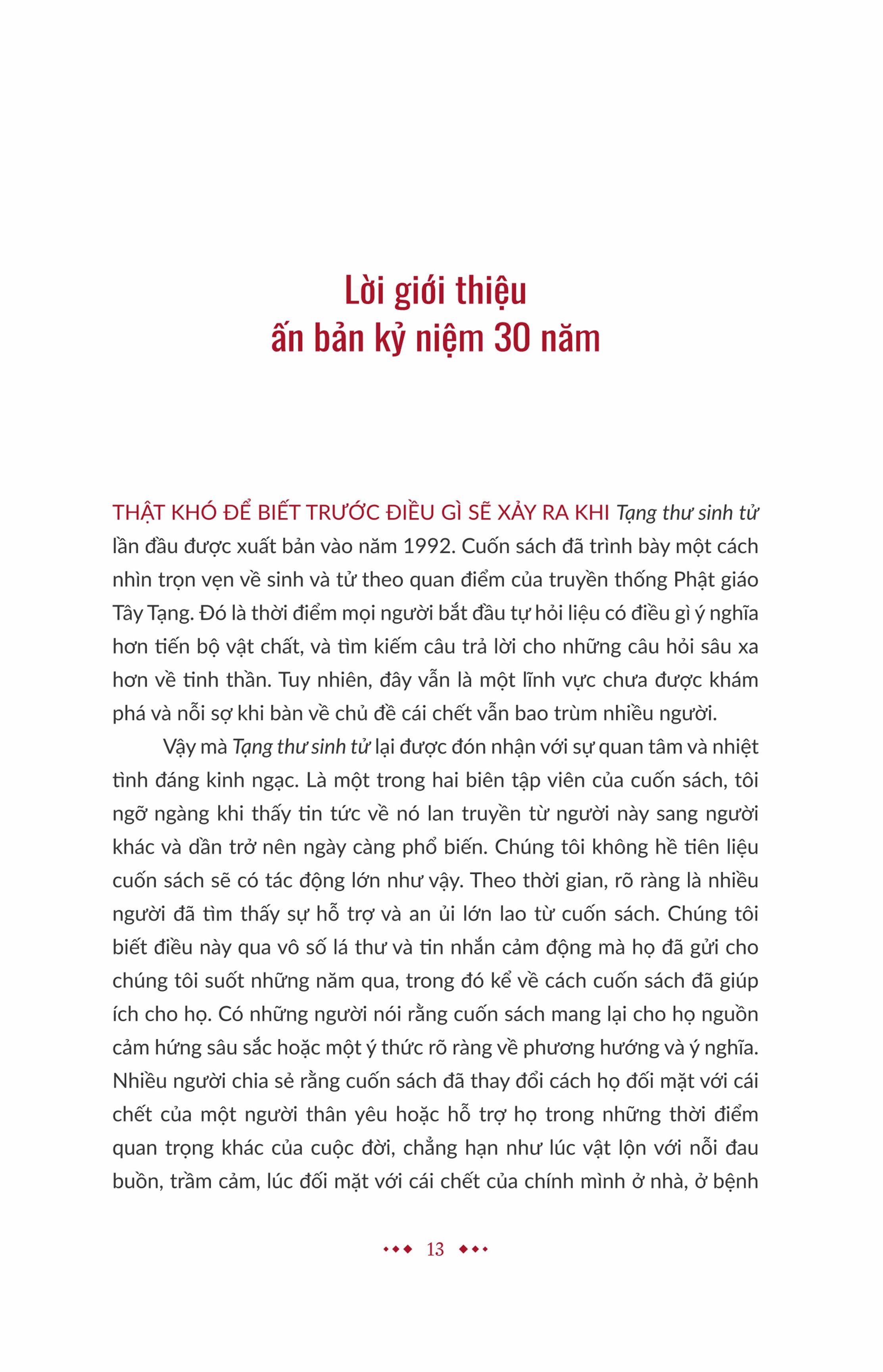 Tạng Thư Sinh Tử - Bìa Cứng