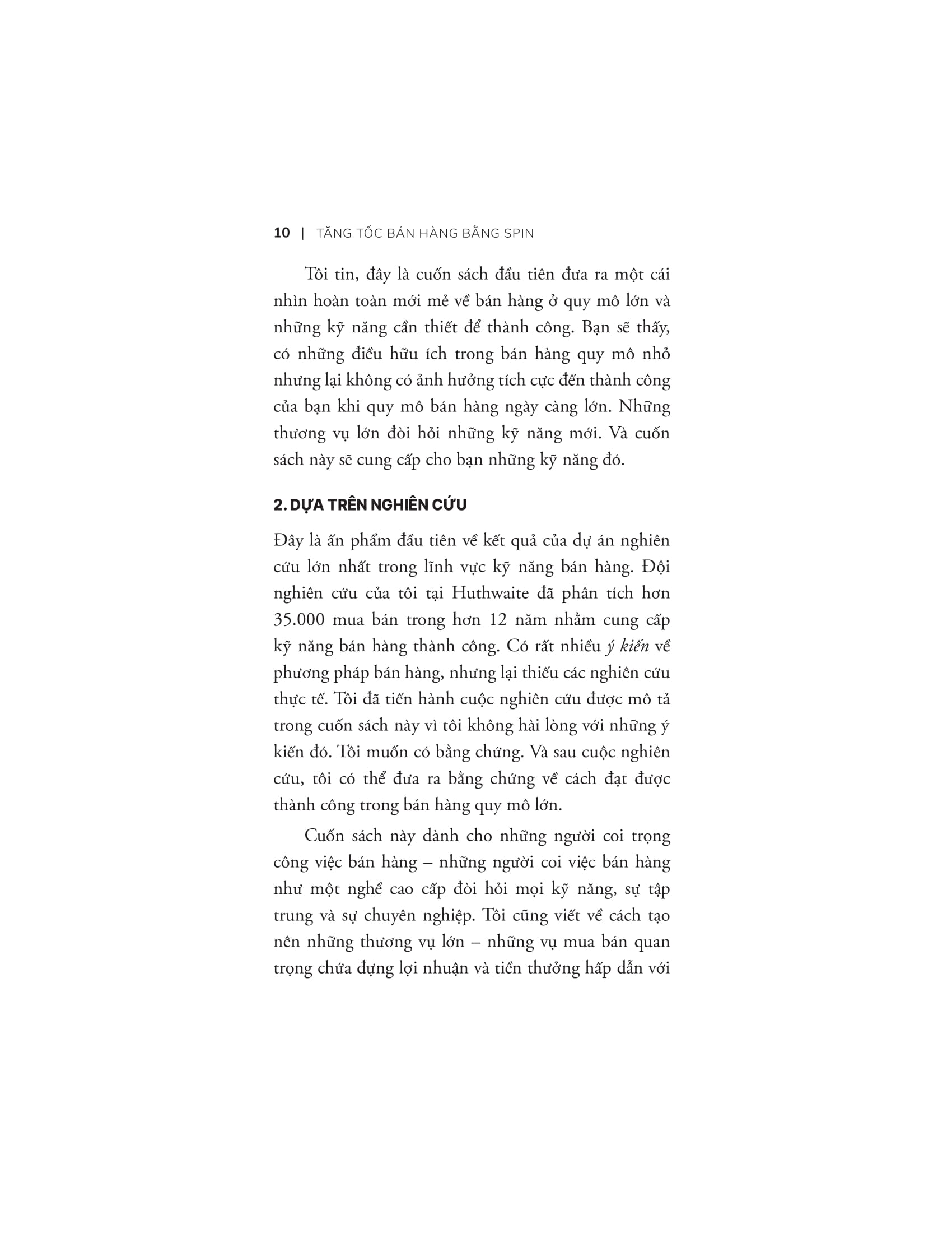 tăng tốc bán hàng bằng spin (tái bản 2024)