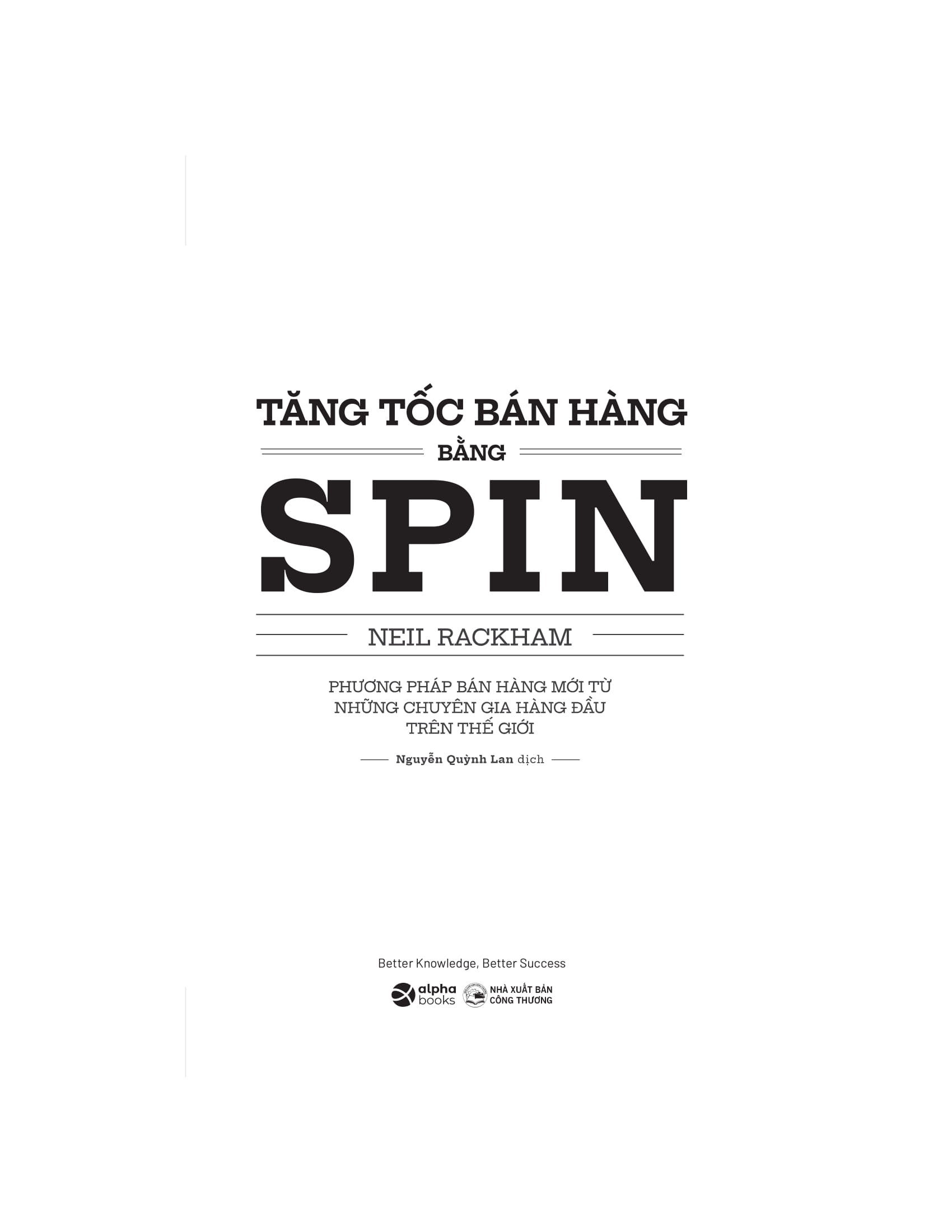 tăng tốc bán hàng bằng spin (tái bản 2024)