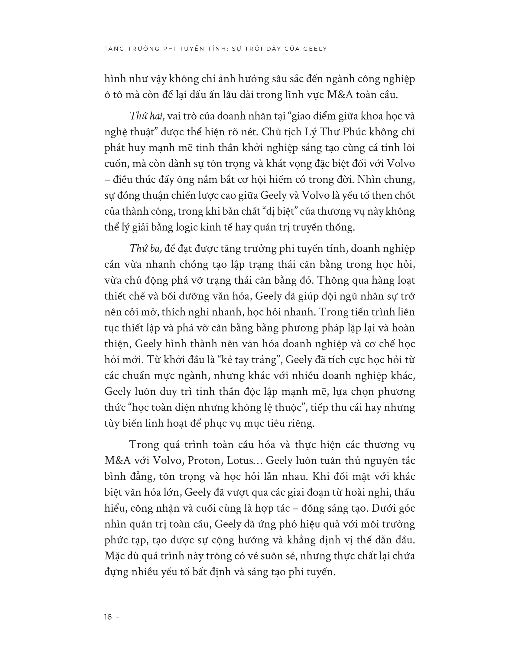 Tang Truong Phi Tuyen Tinh - Non-linear Growth - Su Troi Day Cua Geely