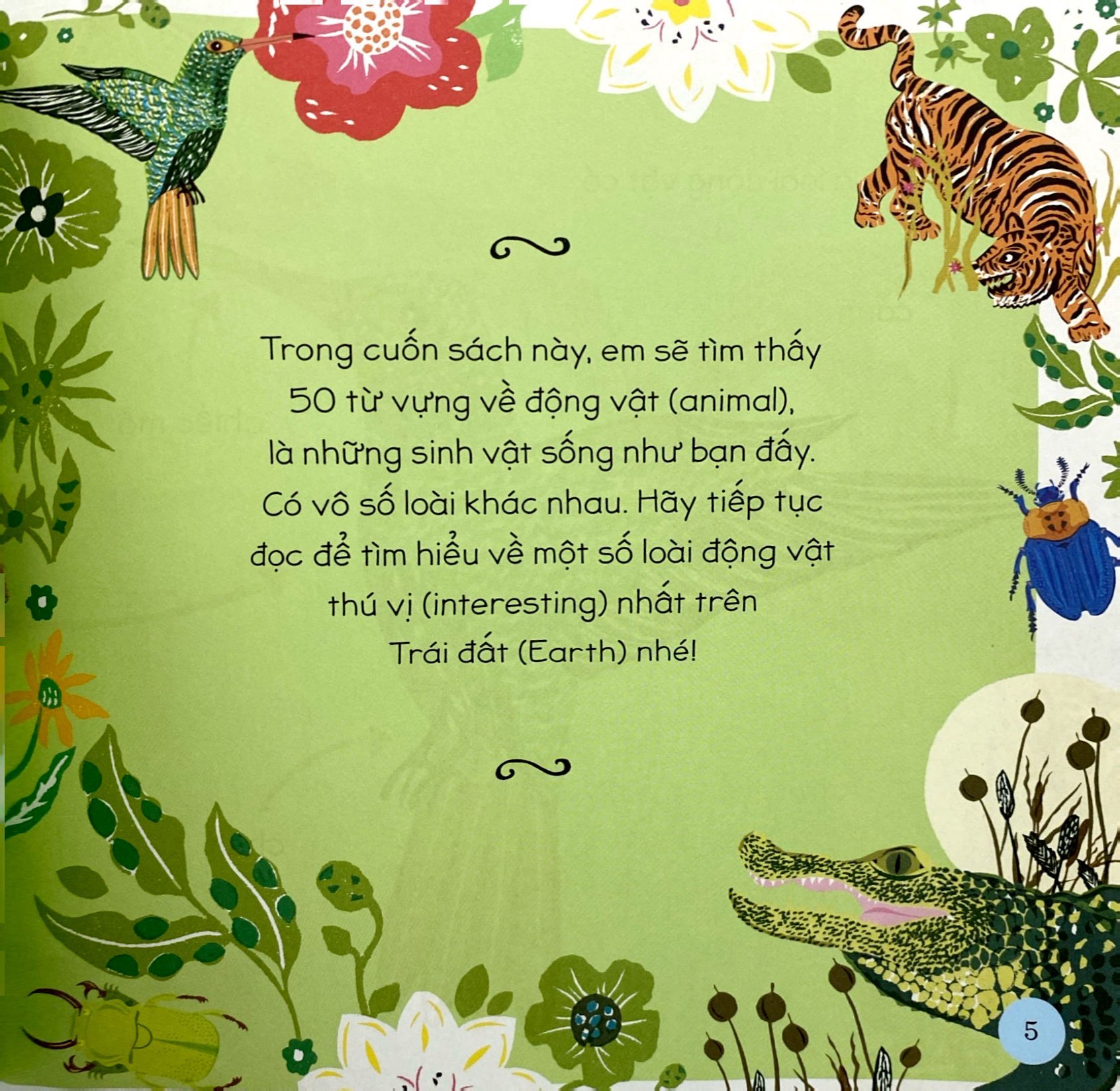 tăng vốn từ, thêm kiến thức - 50 từ về động vật