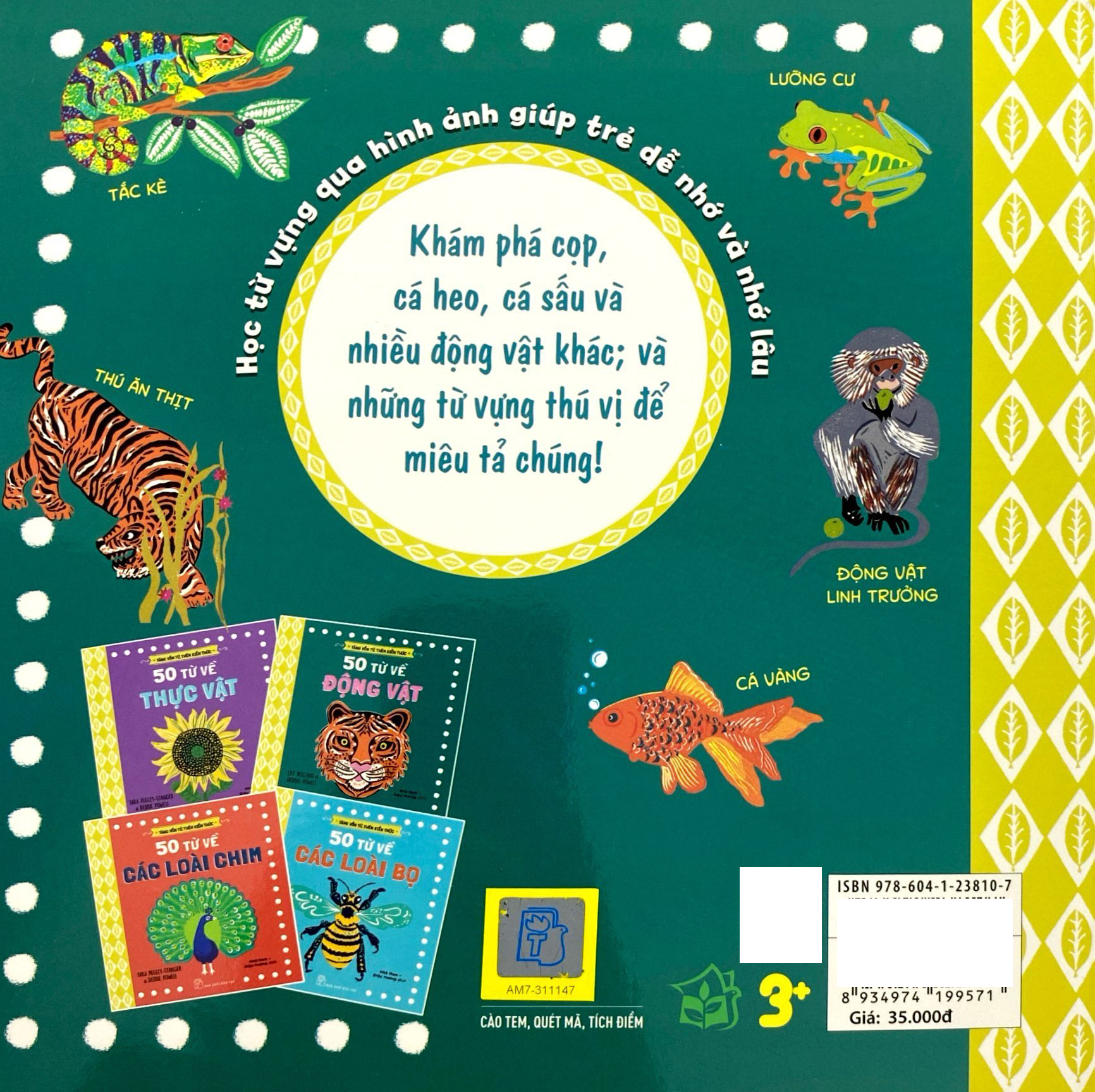 tăng vốn từ, thêm kiến thức - 50 từ về động vật