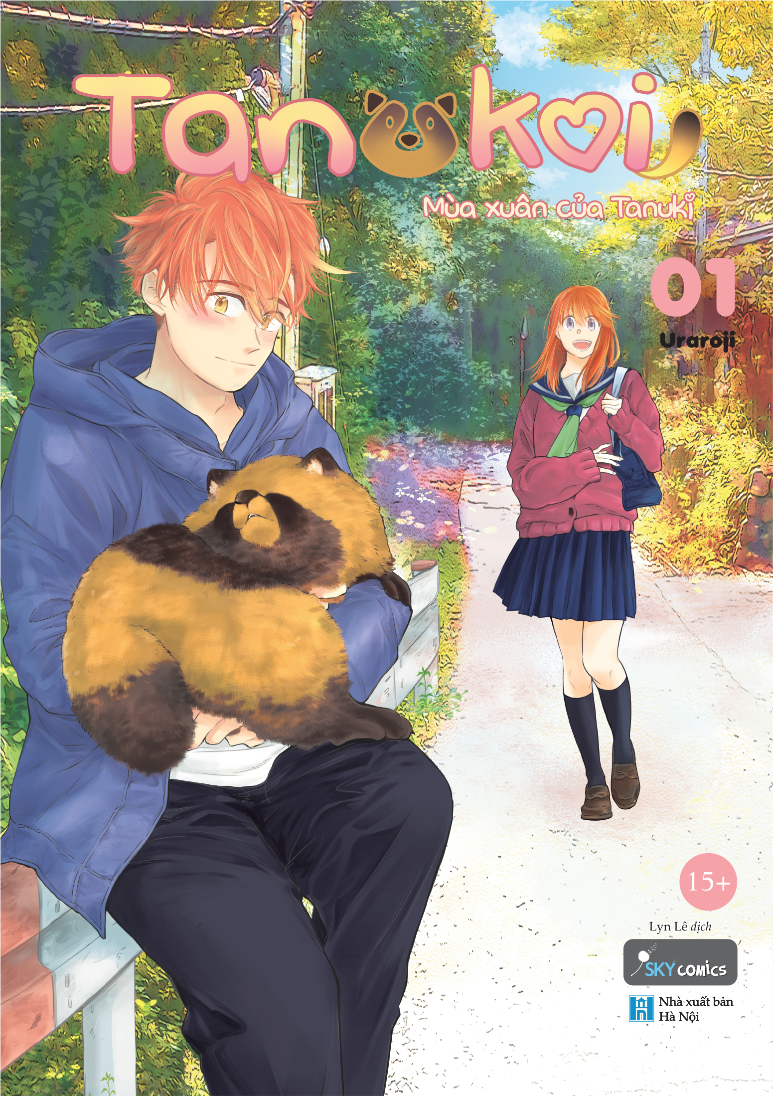 Tanukoi - Mua Xuan Cua Tanuki - Tap 1 - Tang Kem Bookmark Boi Cung + Sticker