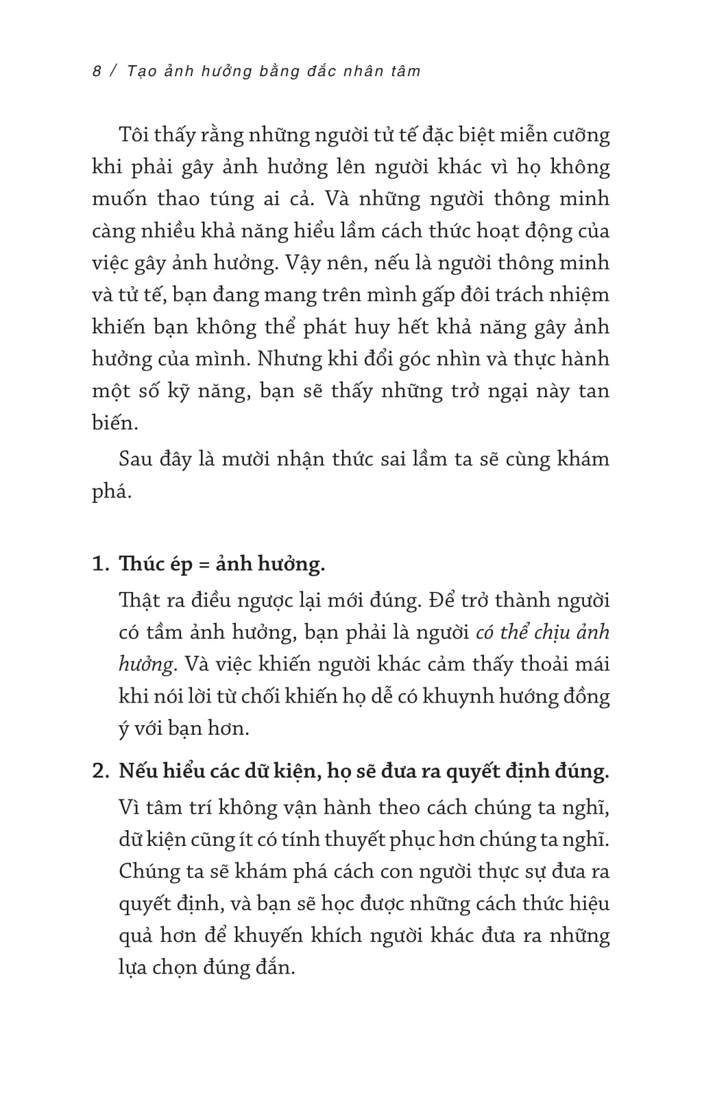tạo ảnh hưởng bằng đắc nhân tâm
