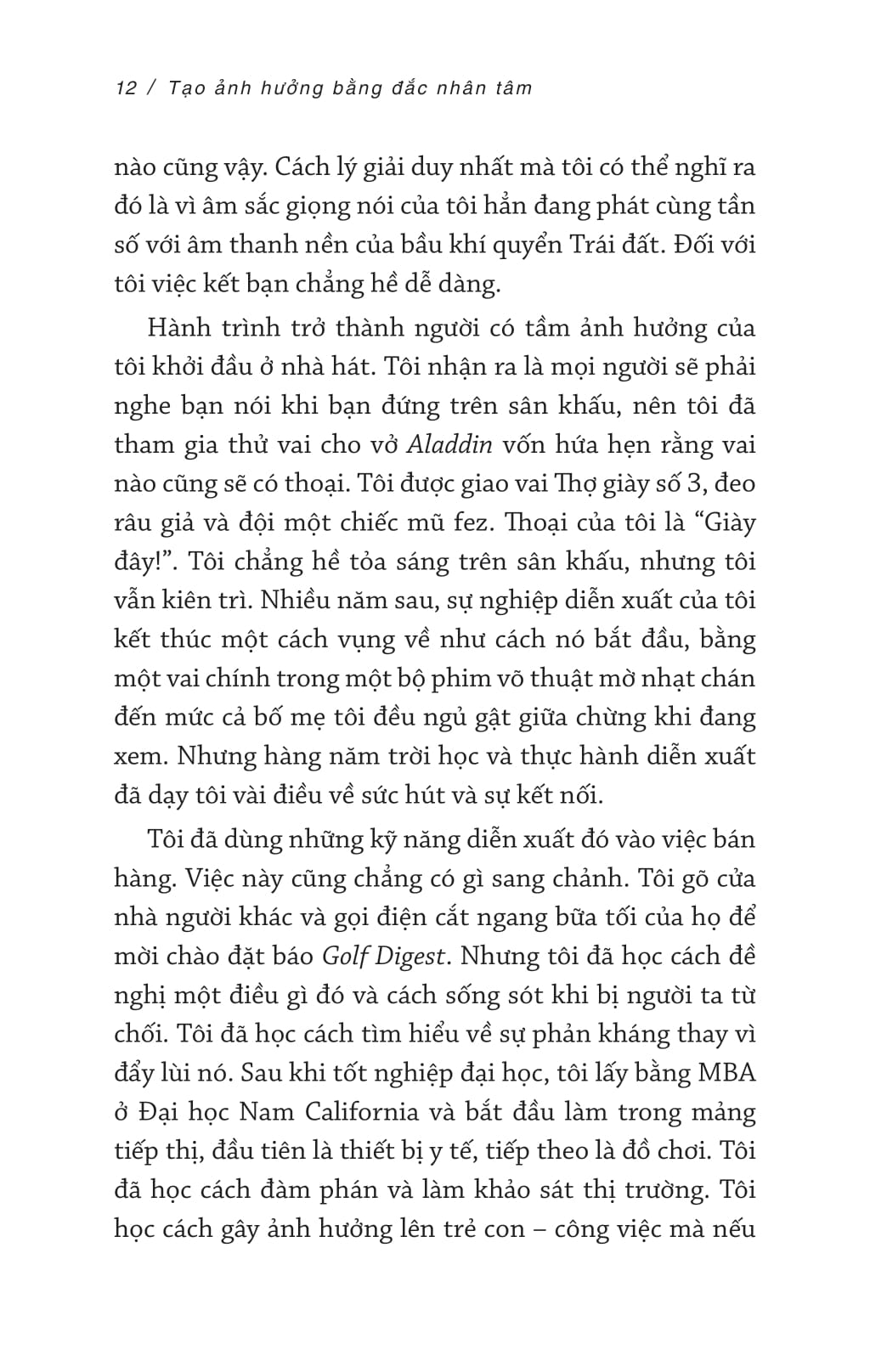 tạo ảnh hưởng bằng đắc nhân tâm