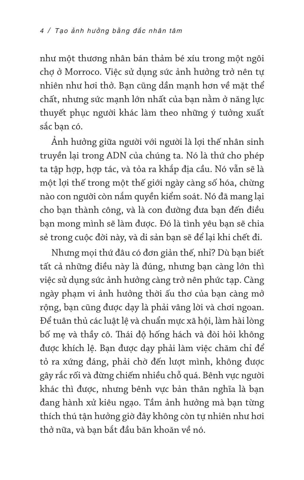 tạo ảnh hưởng bằng đắc nhân tâm