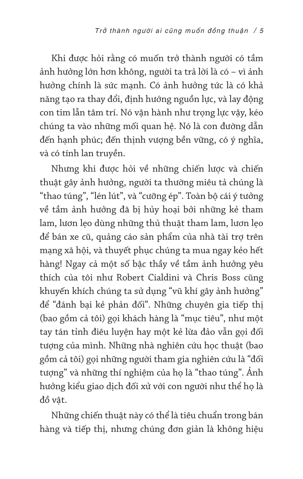 tạo ảnh hưởng bằng đắc nhân tâm