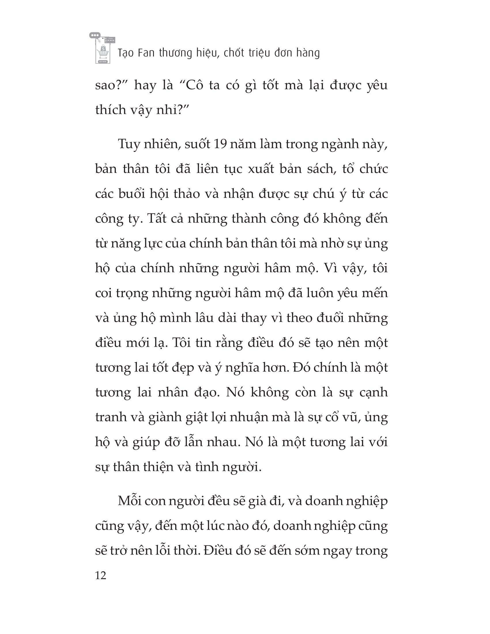 tạo fan thương hiệu - chốt triệu đơn hàng