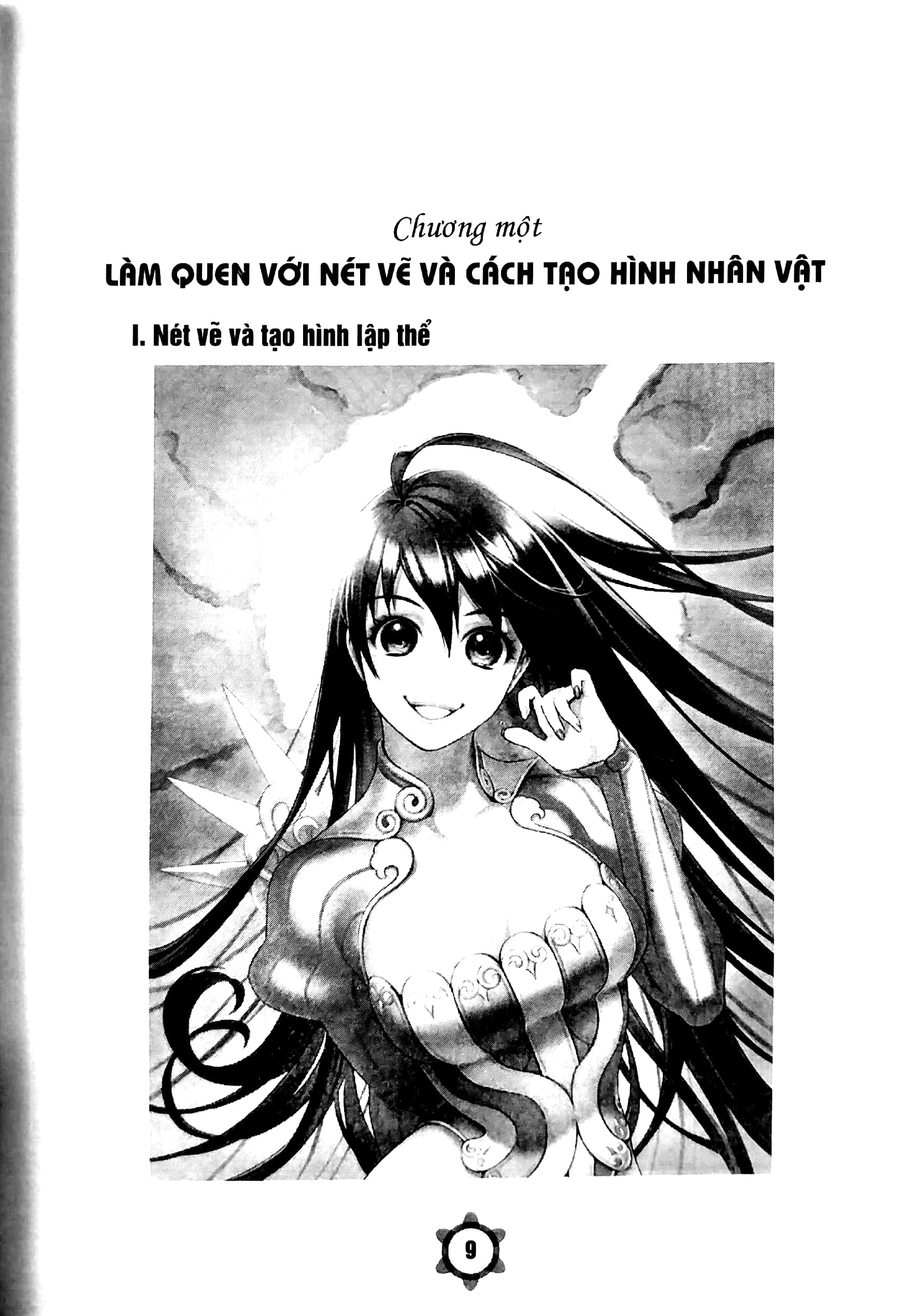 tạo hình nhân vật truyện tranh với động tác và trang phục đặc biệt