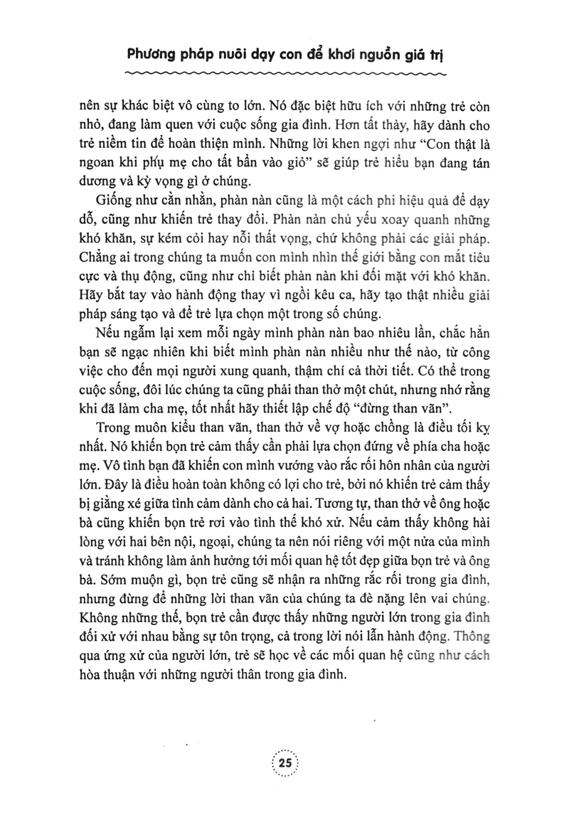 tạo lập môi trường sống định hình nhân cách trẻ