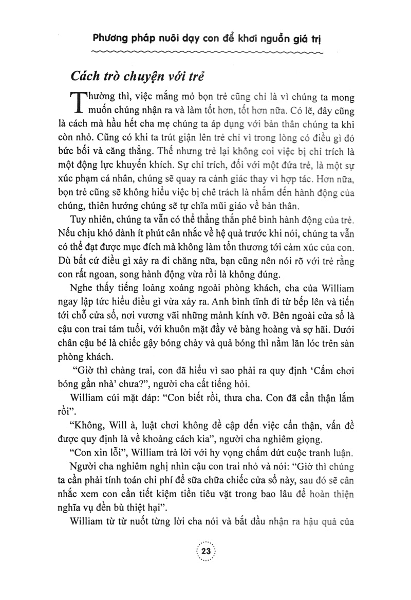 tạo lập môi trường sống định hình nhân cách trẻ