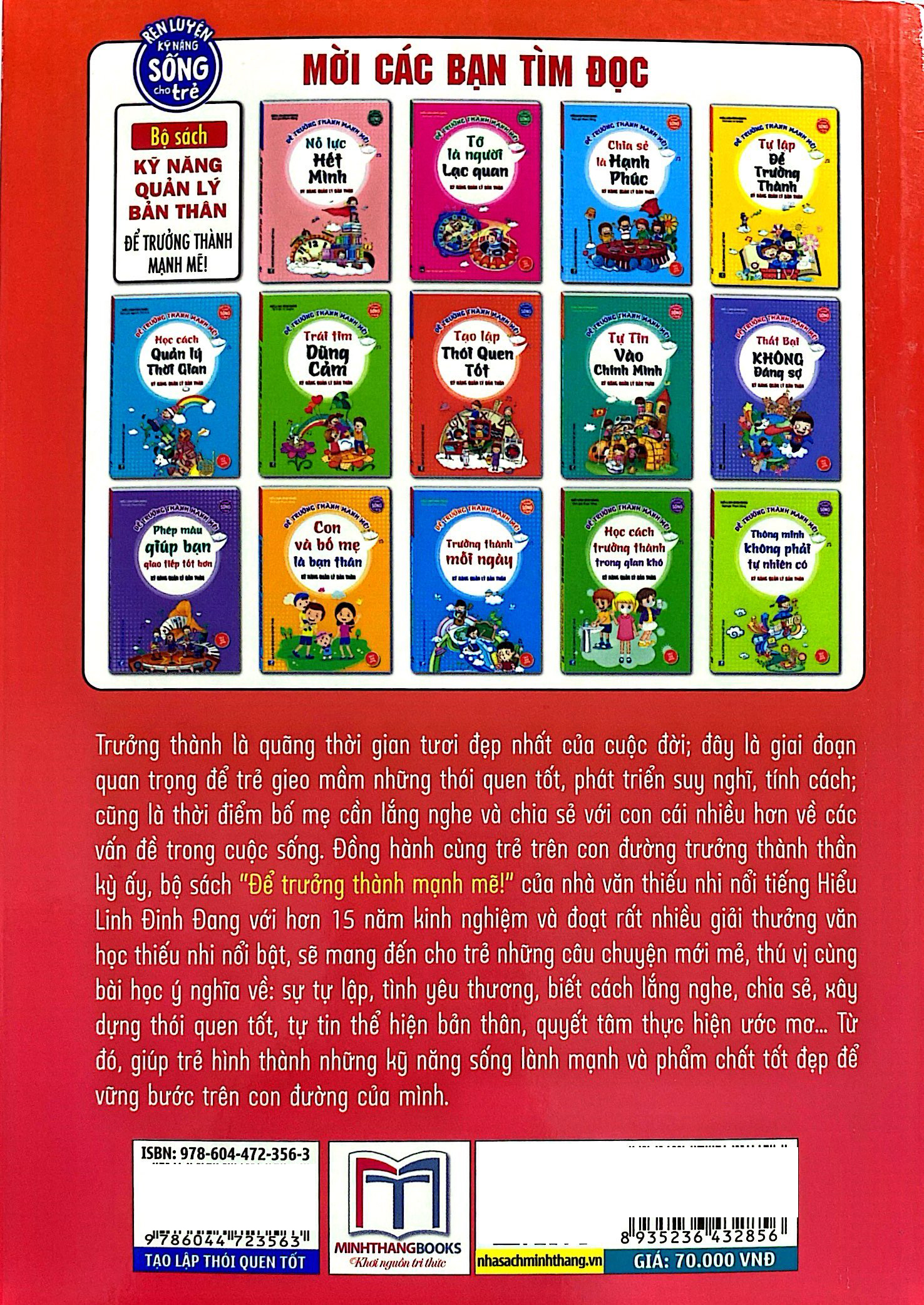 tạo lập thói quen tốt - kỹ năng quản lý bản thân