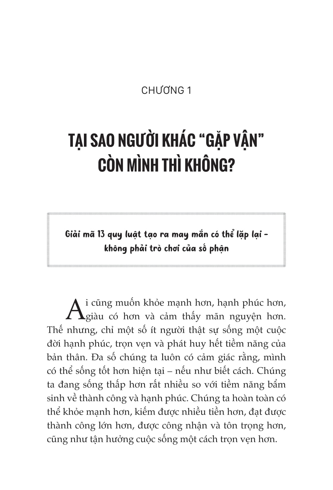 Tao Van - Dung Cho Thoi - Cac Quy Luat Giup Chu Doanh Nghiep SME Tu Tao May Man, Nam Bat Co Hoi Va But Pha