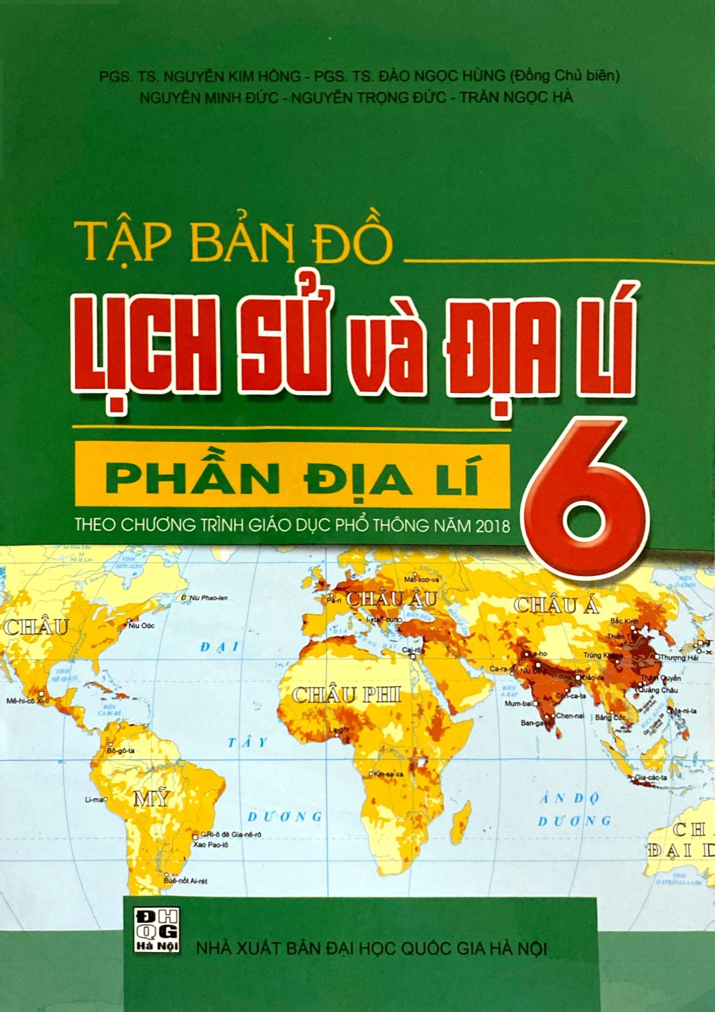 tập bản đồ lịch sử và địa lí 6 - phần địa lí (theo chương trình giáo dục phổ thông năm 2018)
