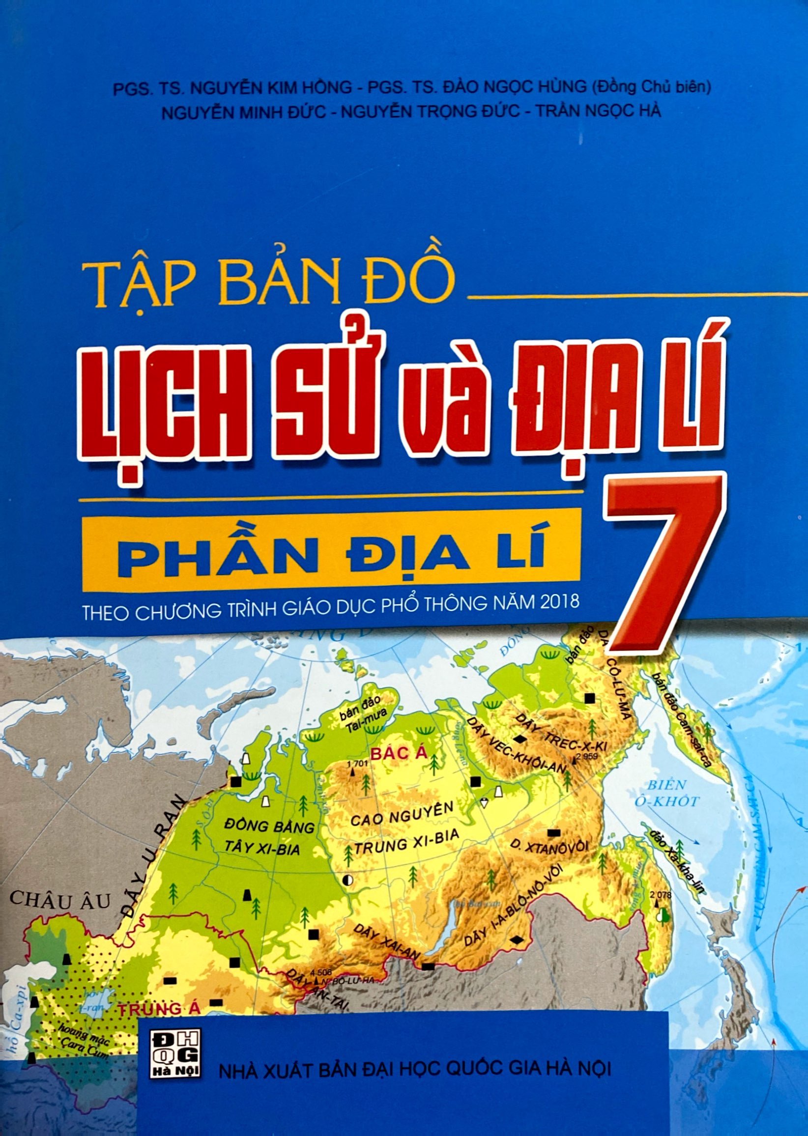 tập bản đồ lịch sử và địa lí 7 - phần địa lí (theo chương trình giáo dục phổ thông 2018)