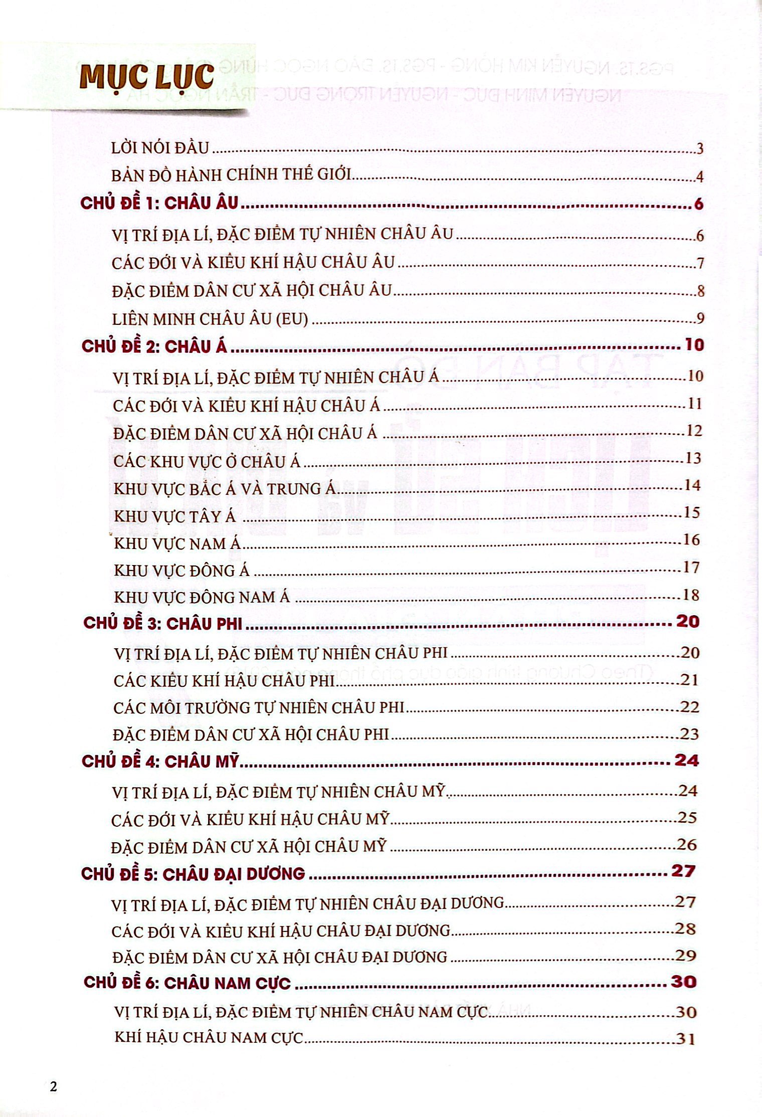 tập bản đồ lịch sử và địa lí 7 - phần địa lí (theo chương trình giáo dục phổ thông 2018)