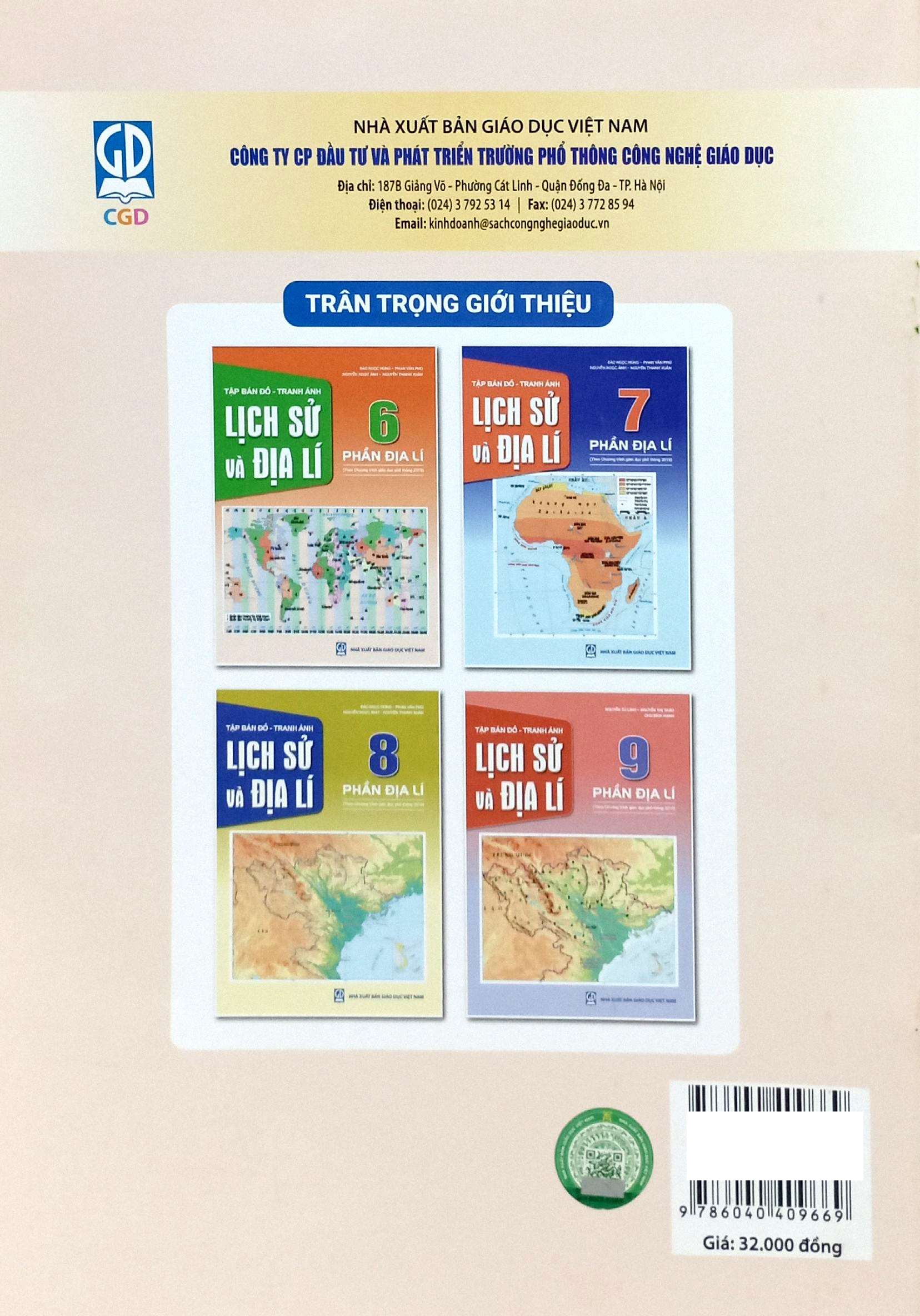 Tap Ban Do-Tranh Anh Lich Su Va Dia Li 6 - Phan Dia Li (Theo Chuong Trinh Giao Duc Pho Thong 2018)