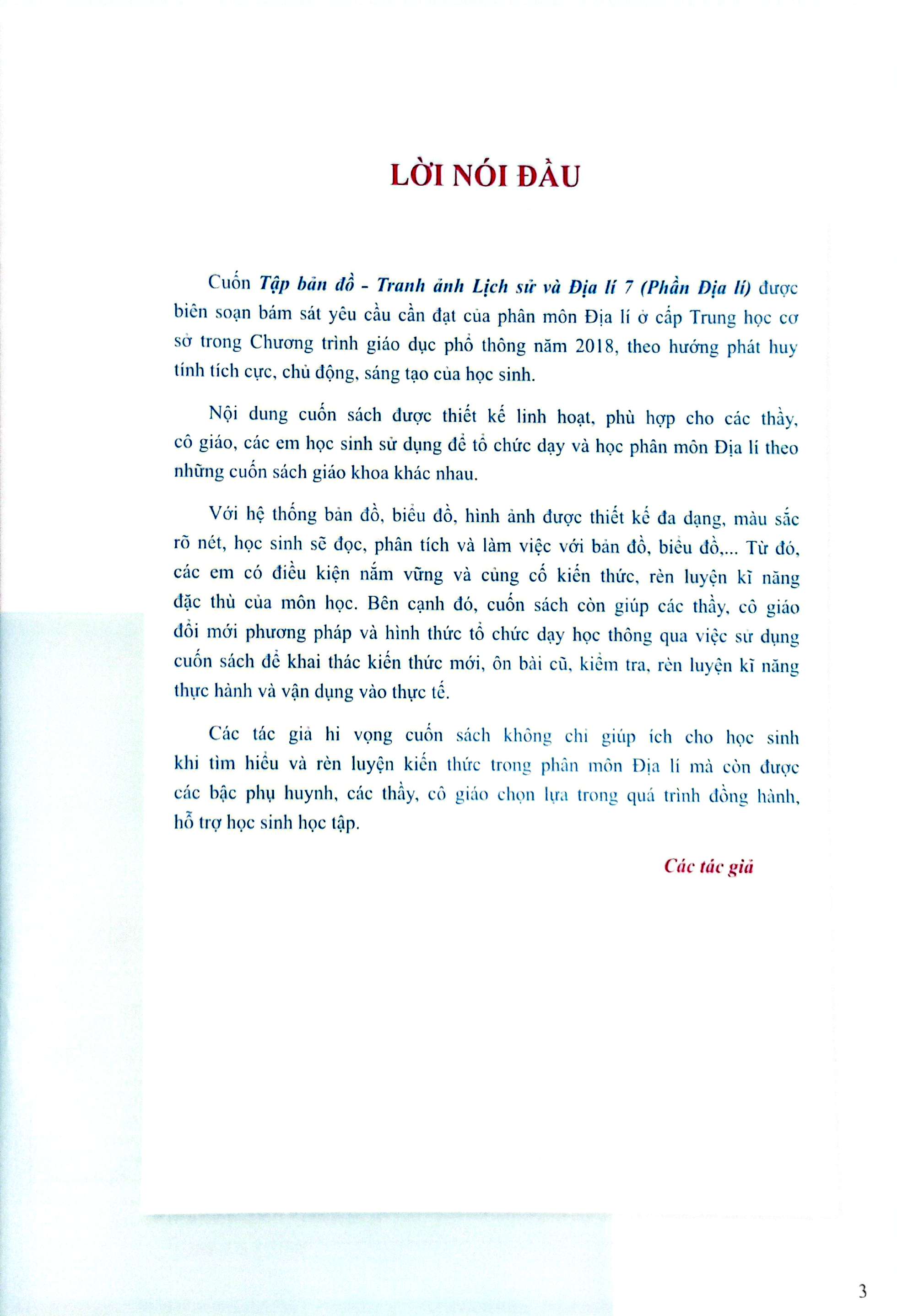 Tap Ban Do-Tranh Anh Lich Su Va Dia Li 7 - Phan Dia Li (Theo Chuong Trinh Giao Duc Pho Thong 2018)