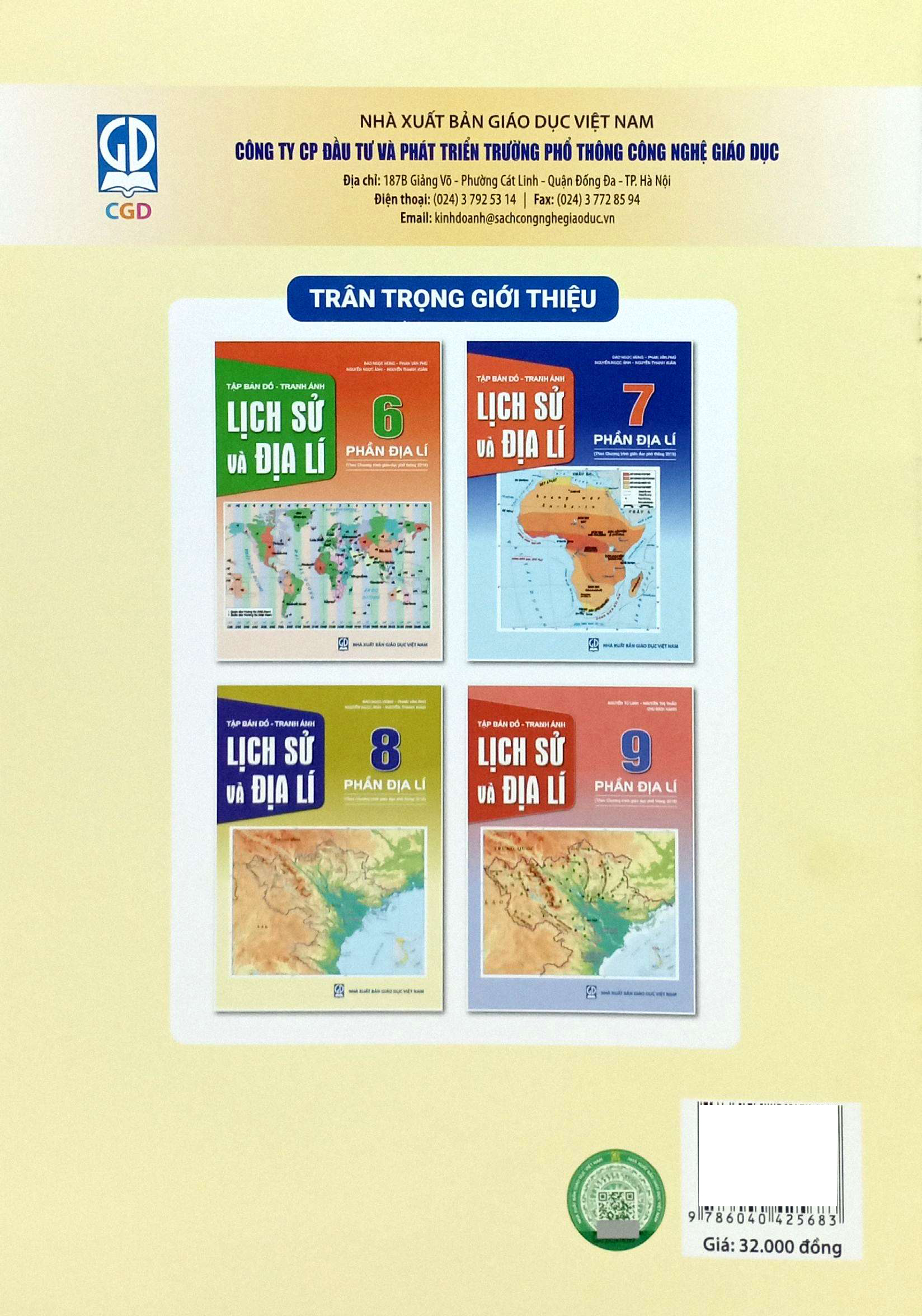 Tap Ban Do-Tranh Anh Lich Su Va Dia Li 8 - Phan Dia Li (Theo Chuong Trinh Giao Duc Pho Thong 2018)