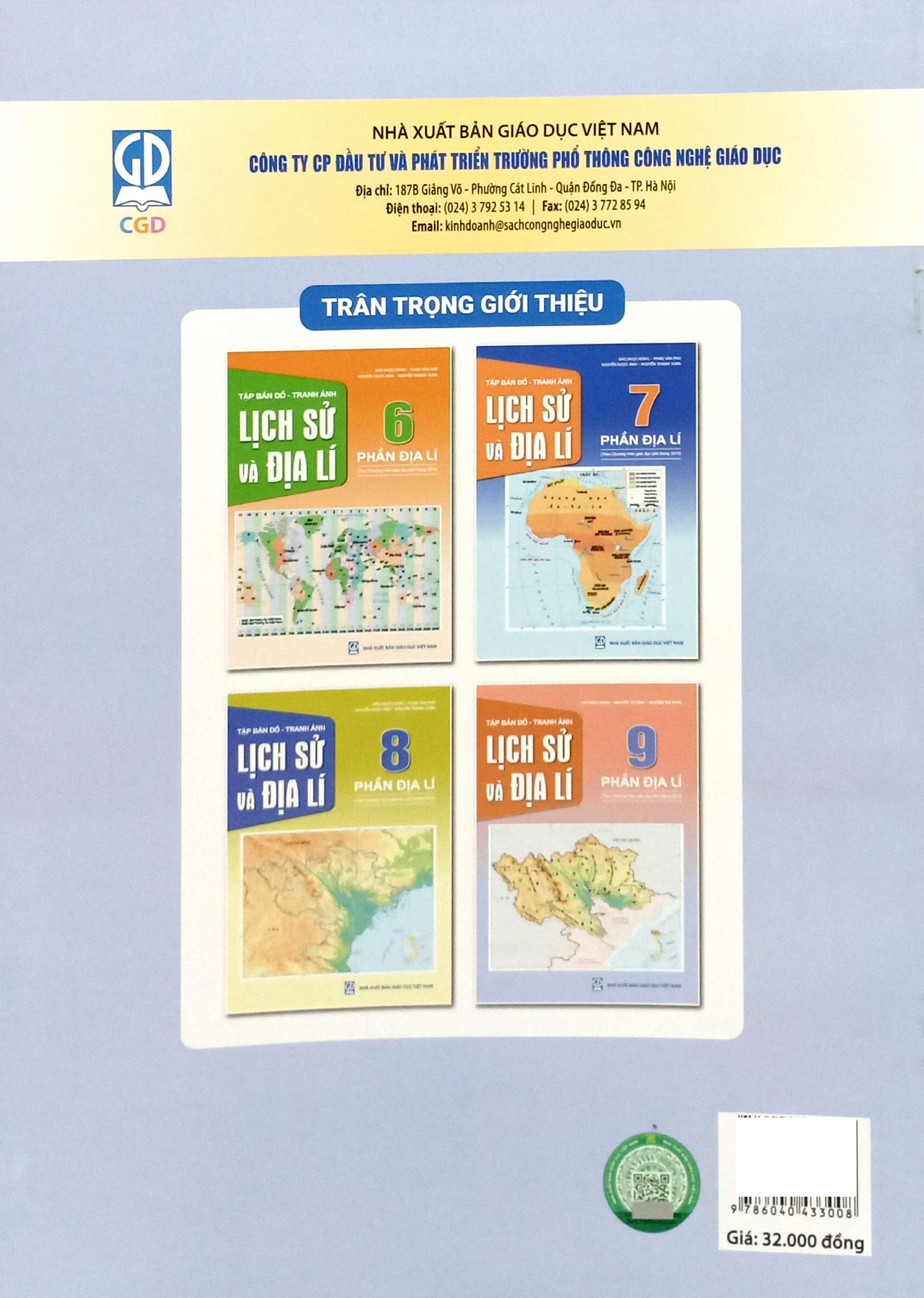 Tap Ban Do-Tranh Anh Lich Su Va Dia Li 9 - Phan Dia Li (Theo Chuong Trinh Giao Duc Pho Thong 2018)