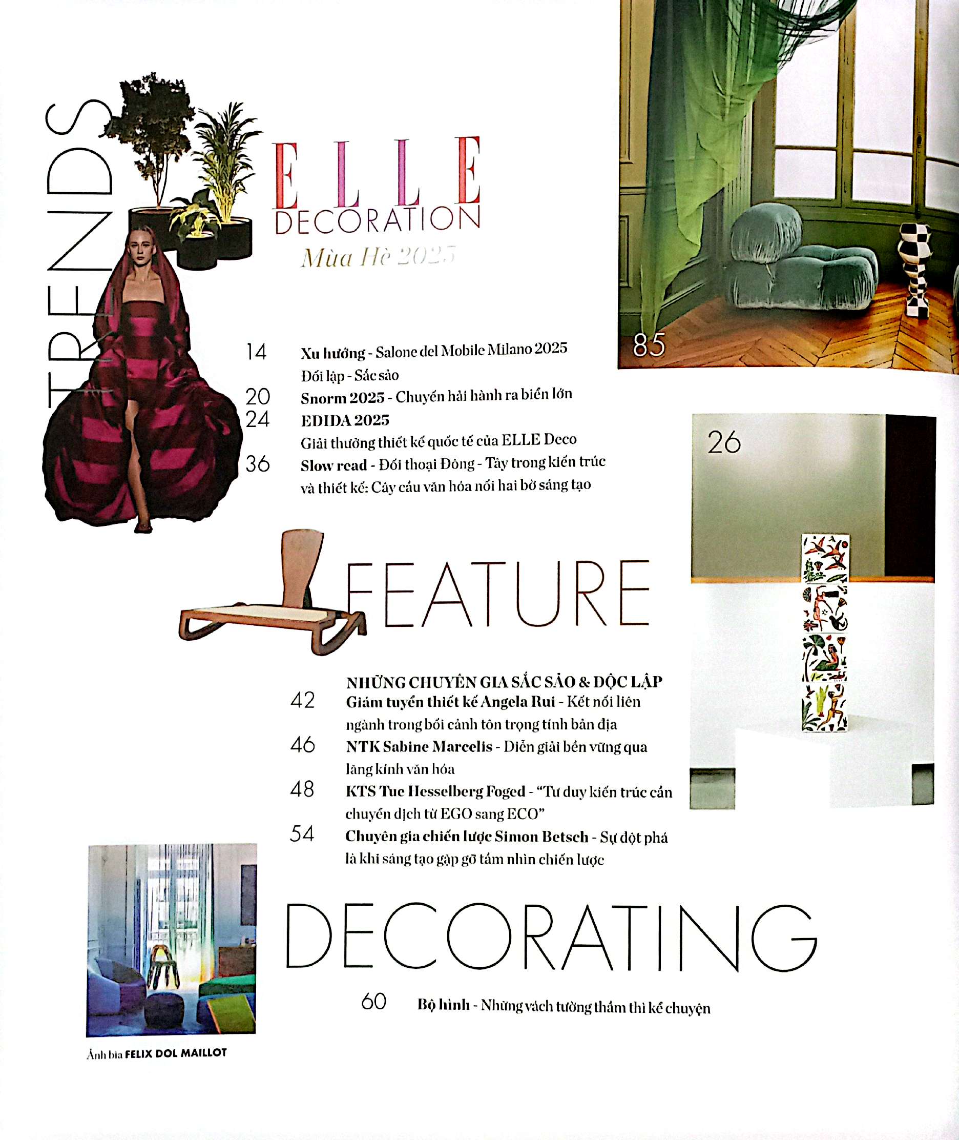 Tap Chi Elle Decoration - Summer 2025 - The Design Encounters