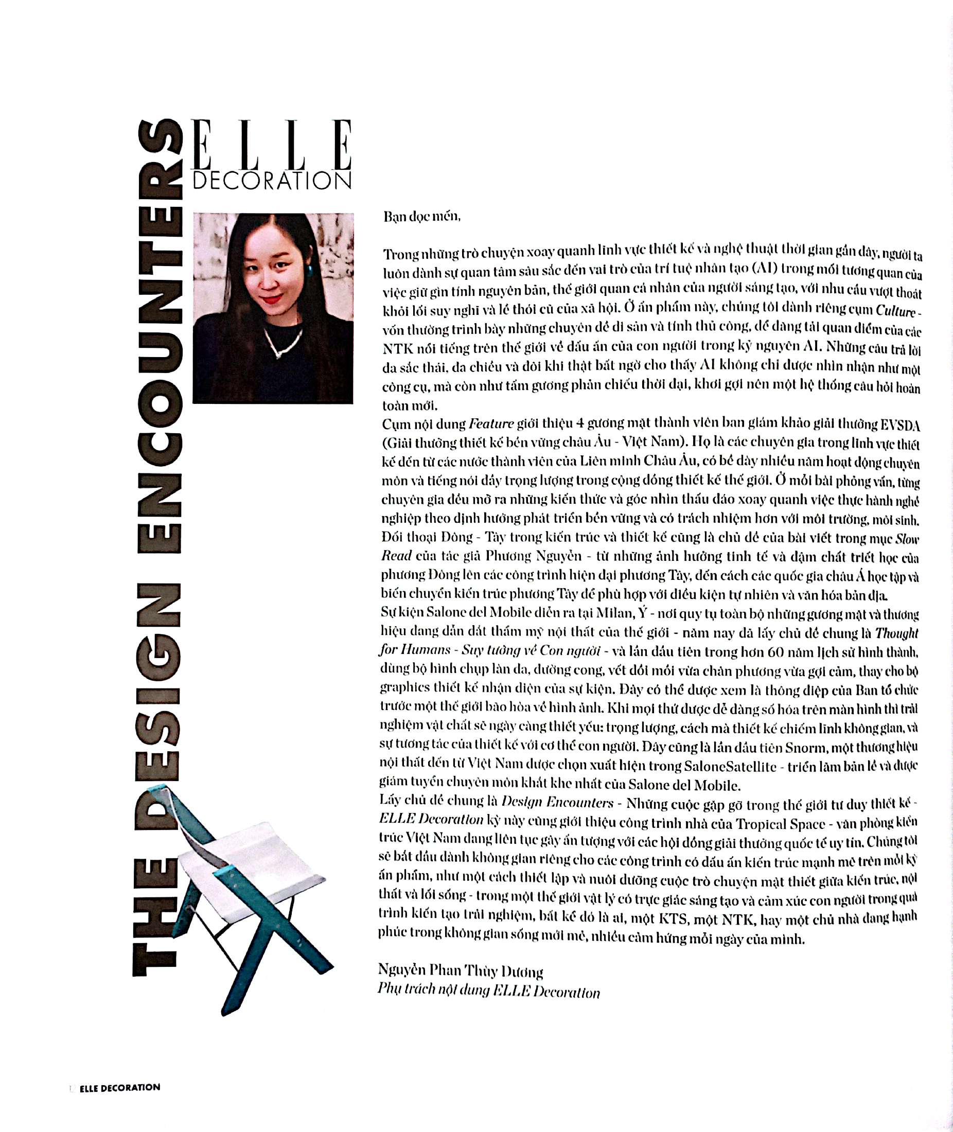 Tap Chi Elle Decoration - Summer 2025 - The Design Encounters