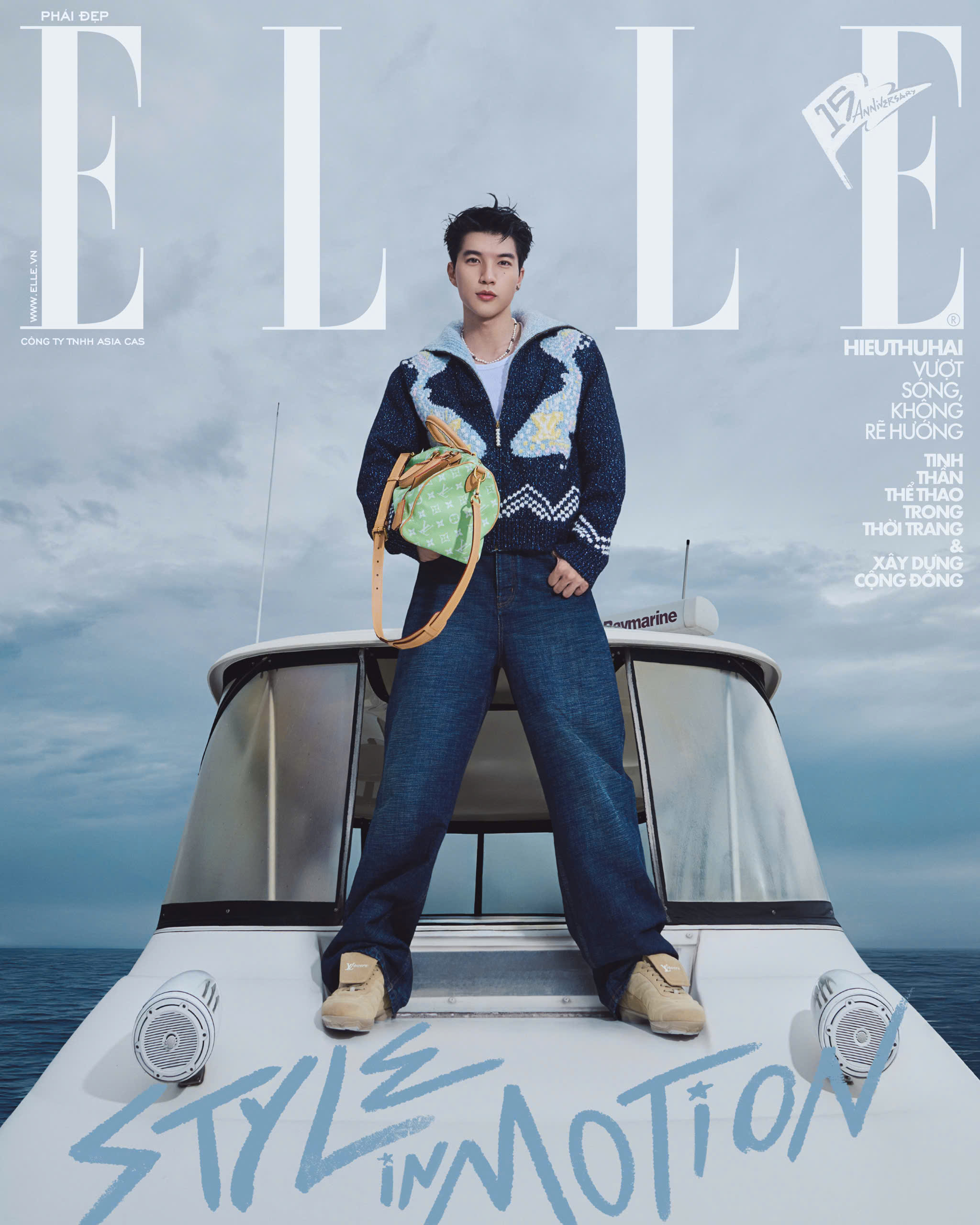 Tap Chi Phai Dep Elle Thang 6/2025 - Style In Motion - Bia HIEUTHUHAI
