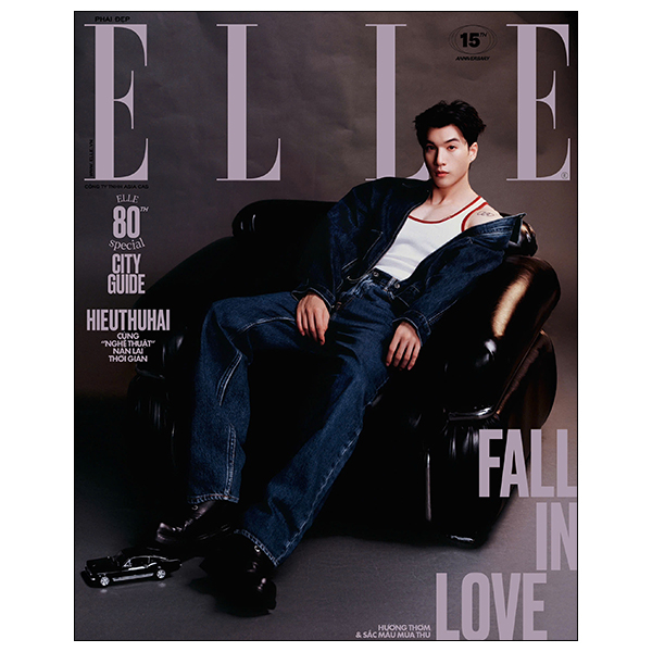 Tap Chi Phai Dep Elle Thang 9/2025 - Fall In Love - Bia HIEUTHUHAI