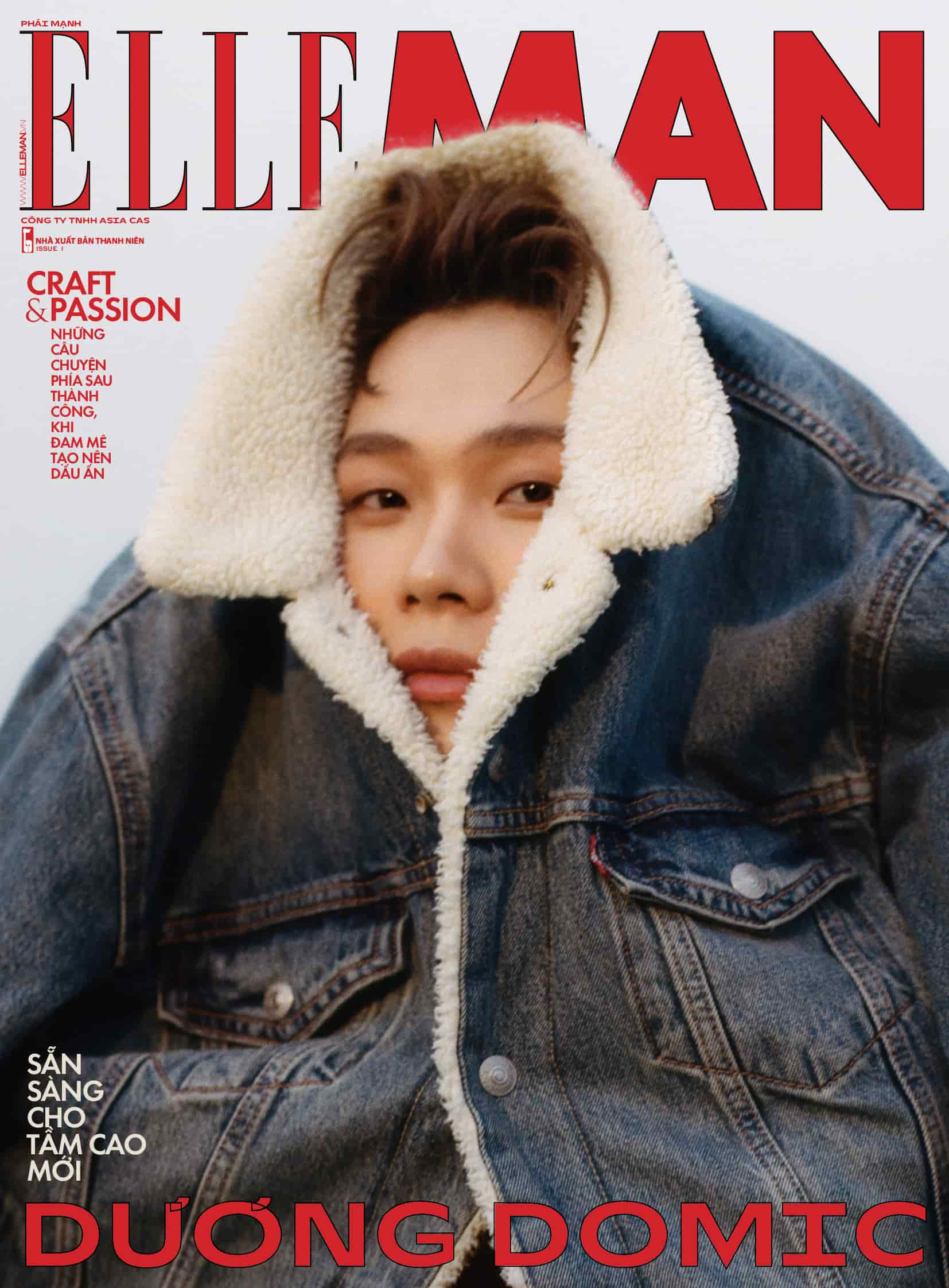 tạp chí phái mạnh elle man tháng 01/2025 - craft and passion - bìa 2