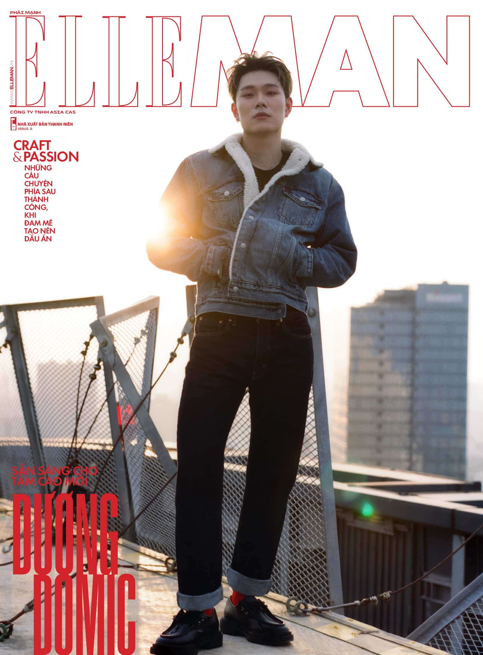 tạp chí phái mạnh elle man tháng 01/2025 - craft and passion - bìa 3