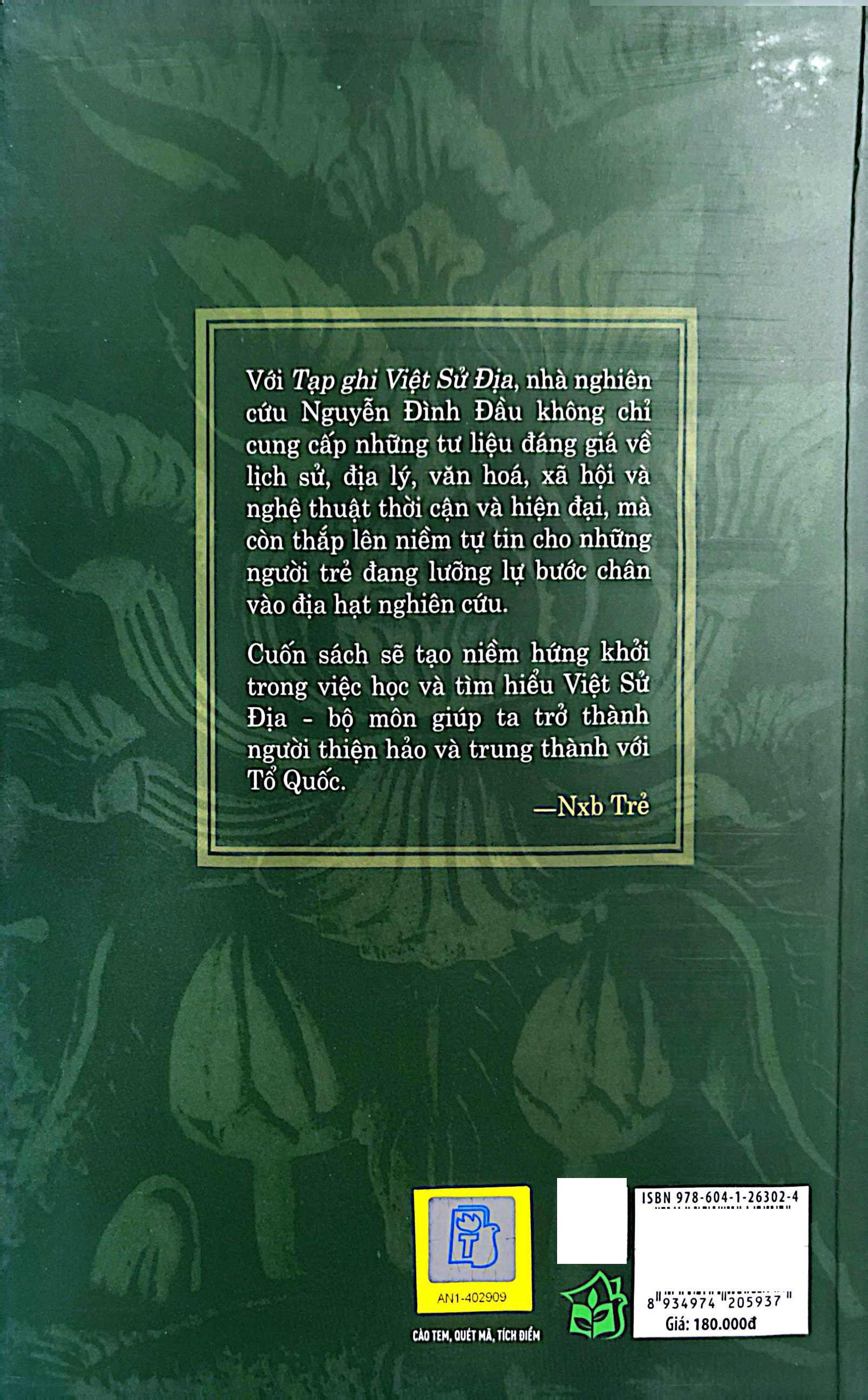 tạp ghi việt sử địa - tập 1