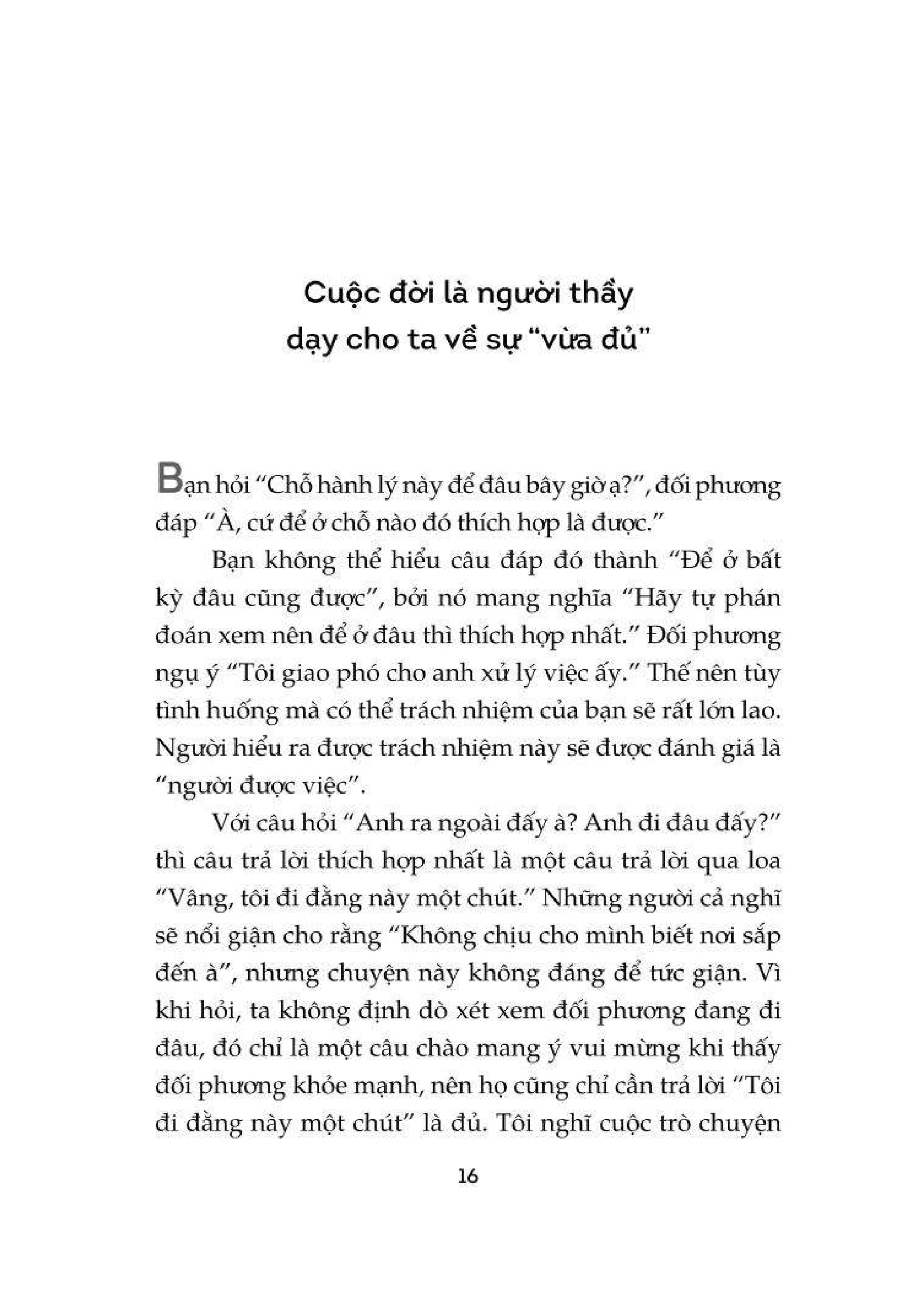 tập ngó lơ - đường đến tâm an