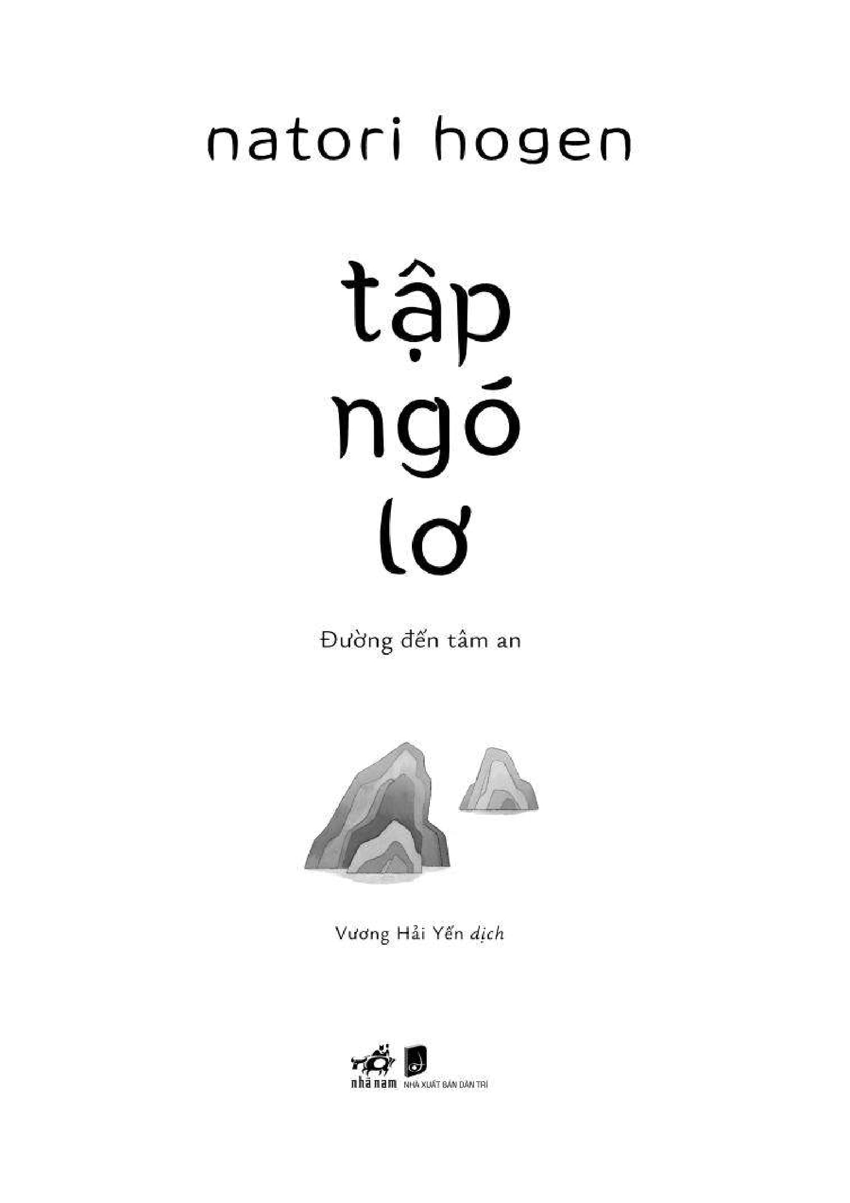 tập ngó lơ - đường đến tâm an