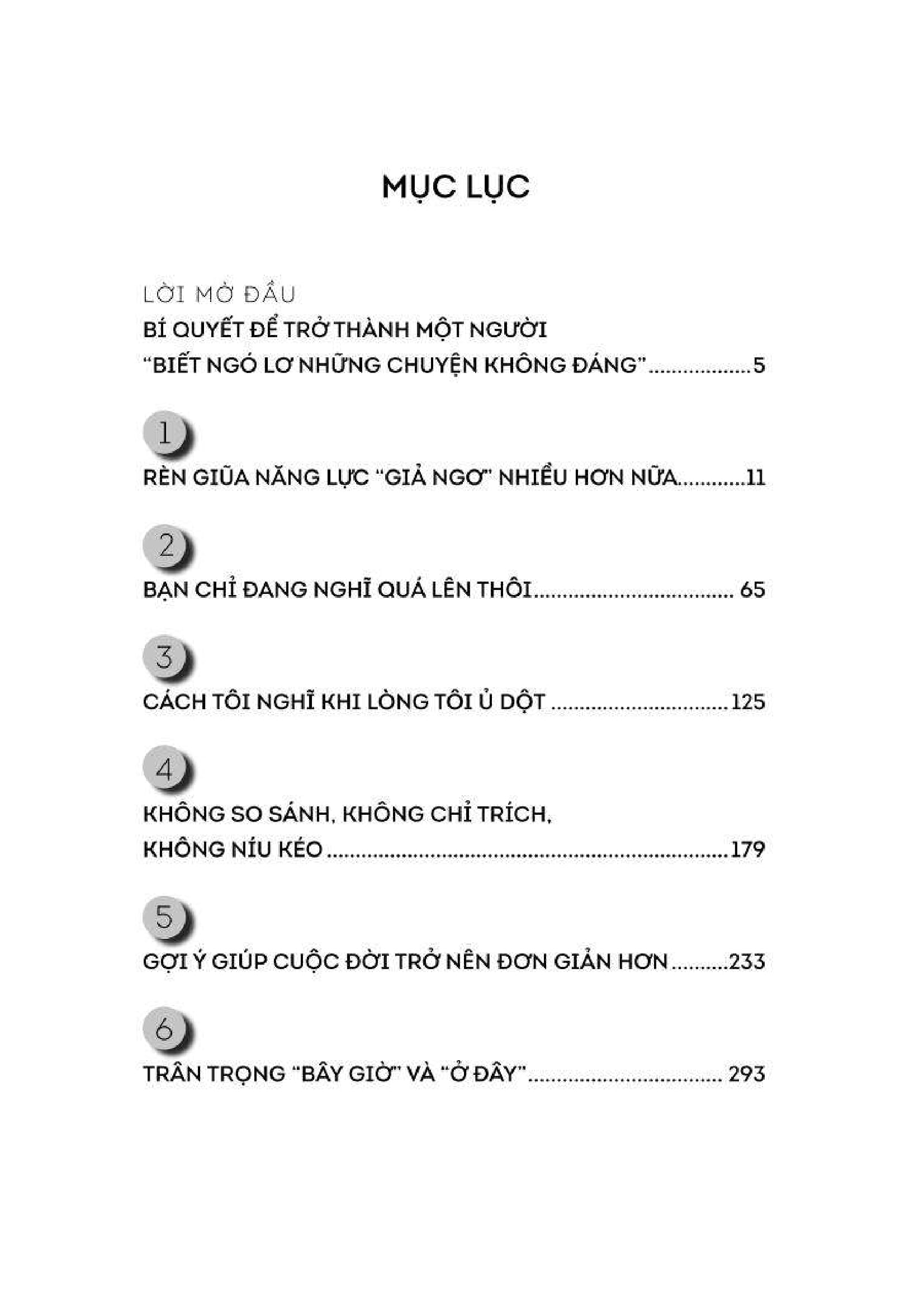 tập ngó lơ - đường đến tâm an