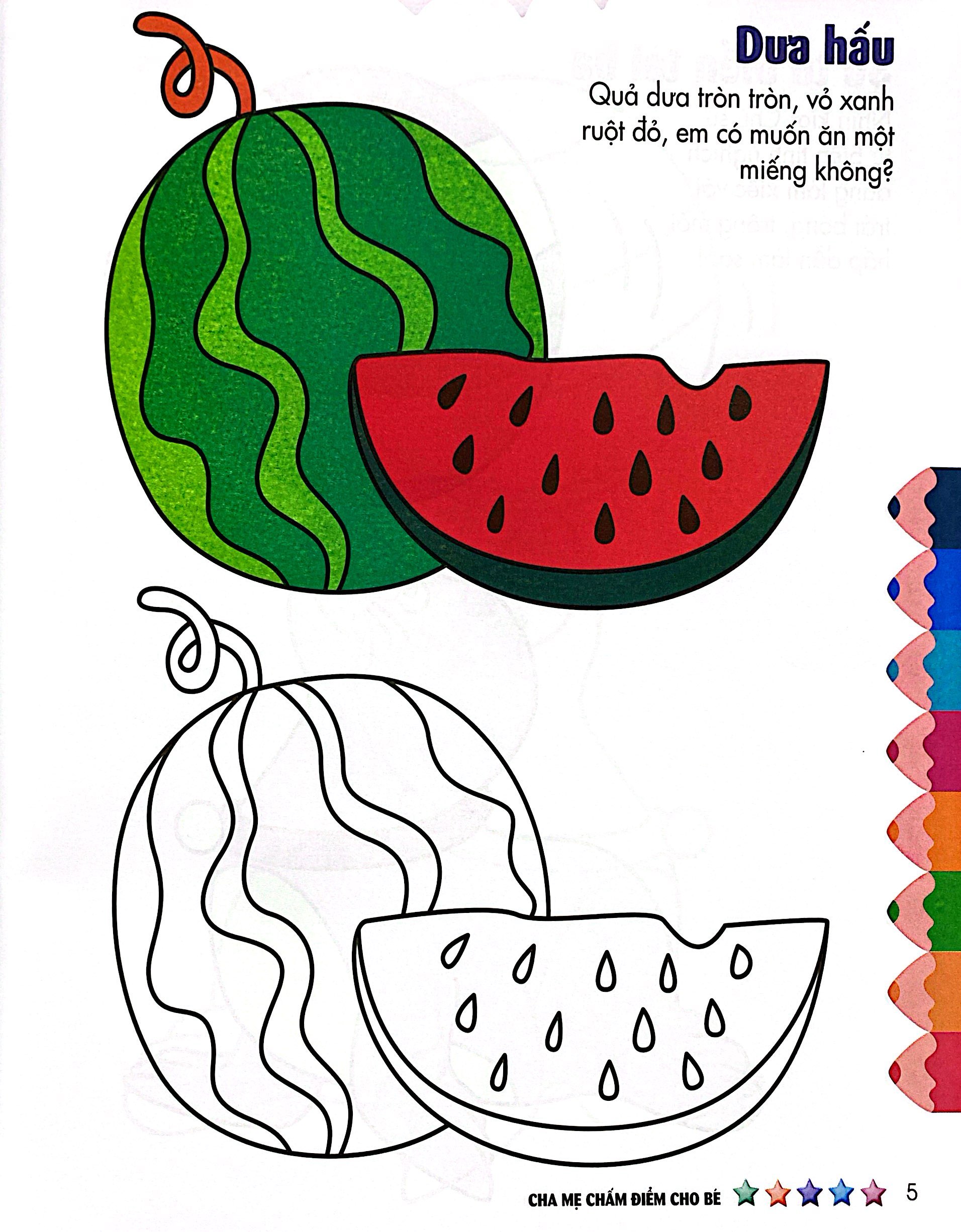 tập sách tô màu đầu tiên của bé - cuộc sống muôn màu - tô màu và dán hình - tập 1