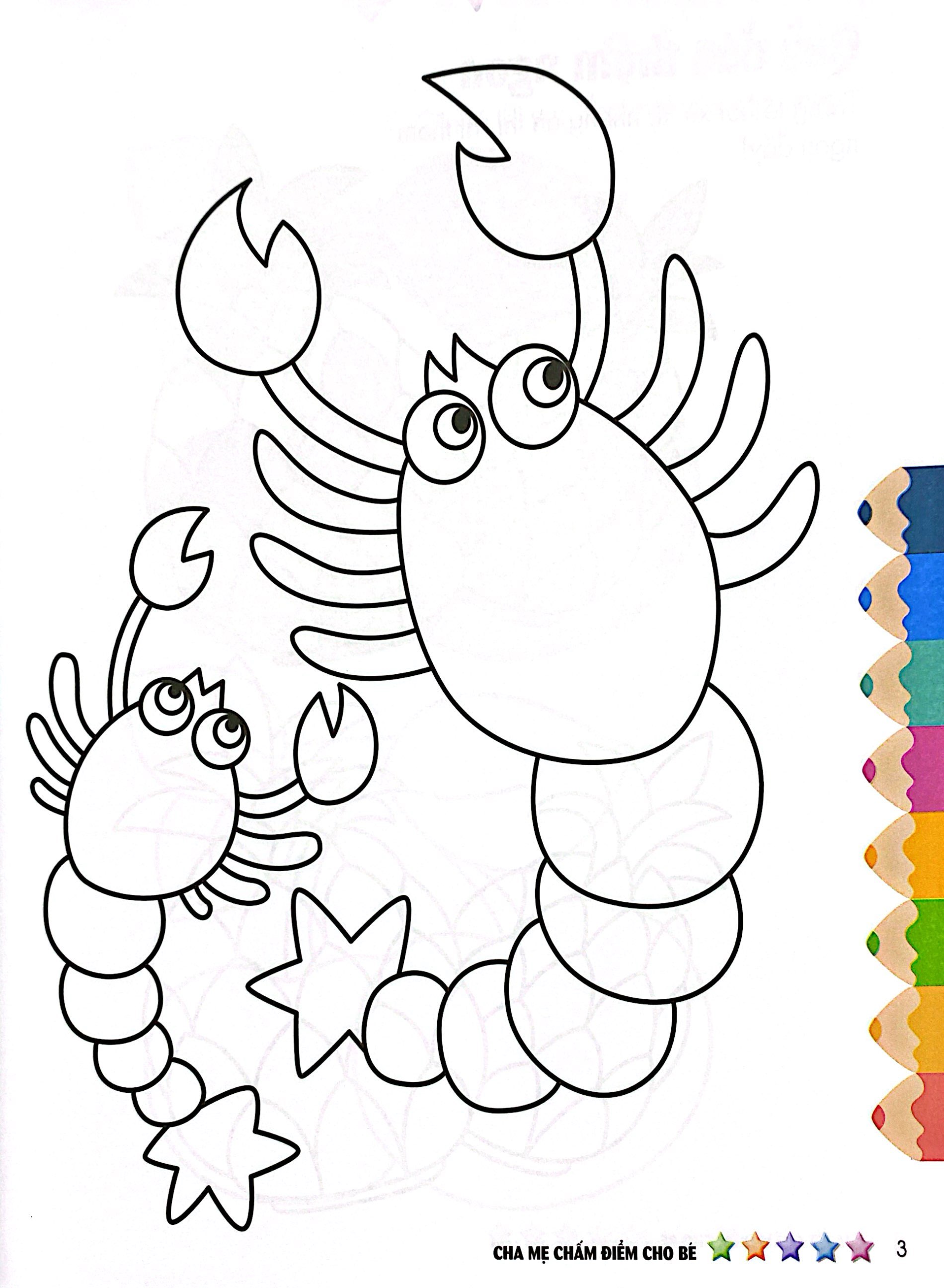 tập sách tô màu đầu tiên của bé - cuộc sống muôn màu - tô màu và dán hình - tập 2