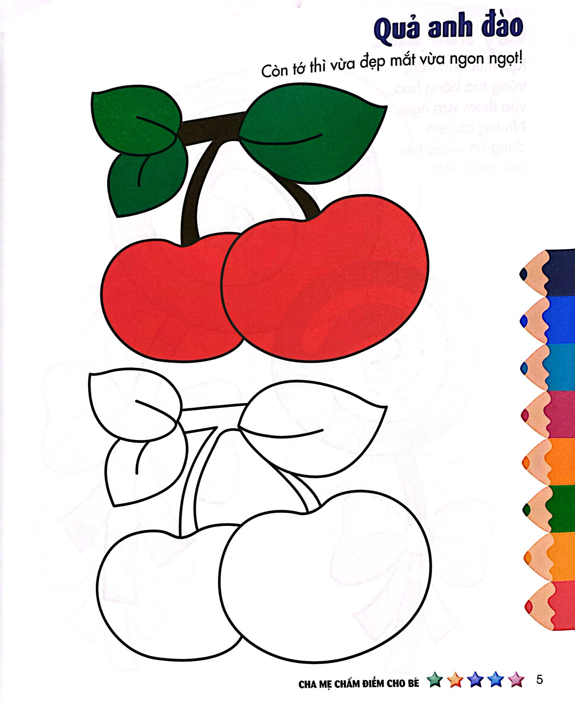 tập sách tô màu đầu tiên của bé - cuộc sống muôn màu - tô màu và dán hình - tập 2