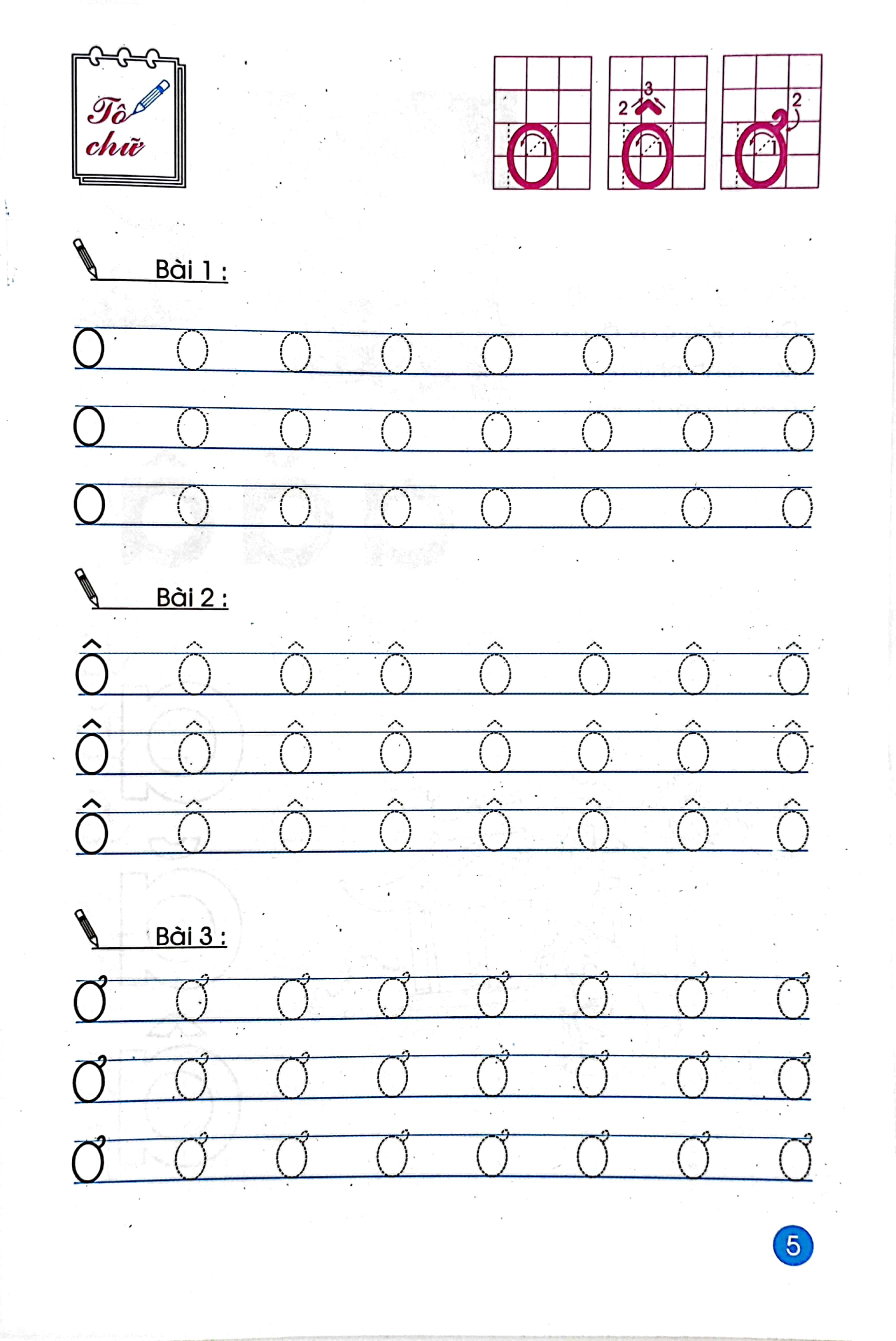 tập tô 2 - dành cho bé 5 - 6 tuổi