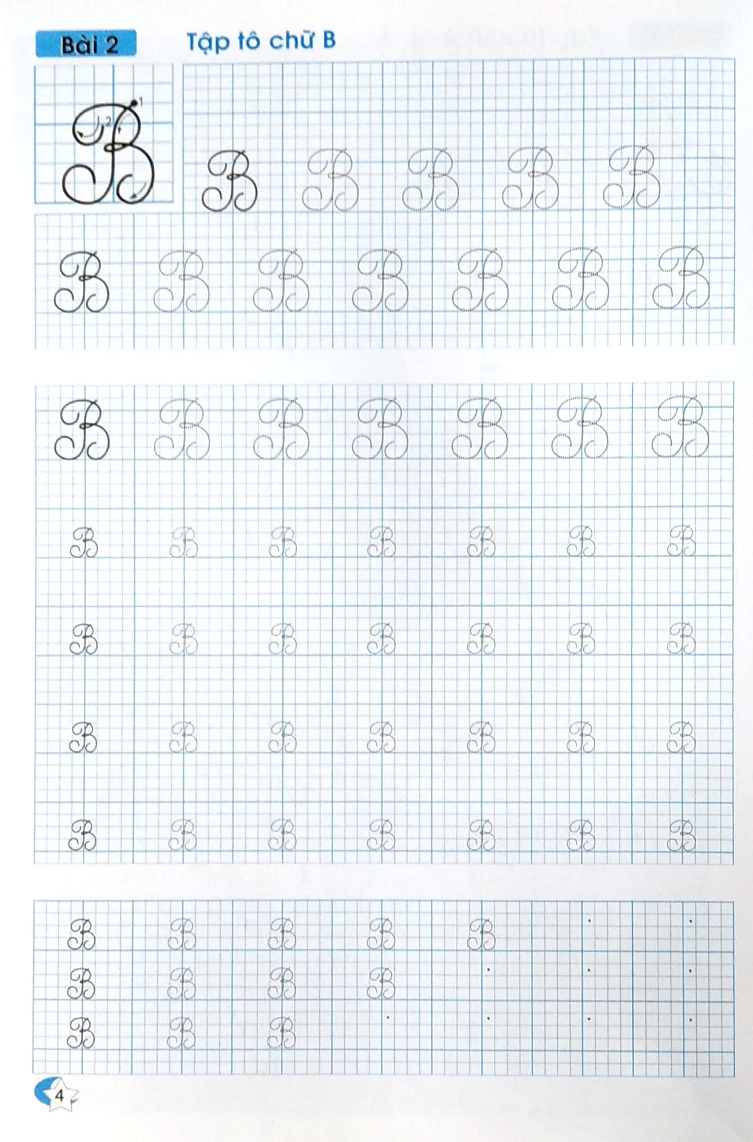 tập tô chữ - chữ cái viết hoa (dành cho bé chuẩn bị vào lớp 1)