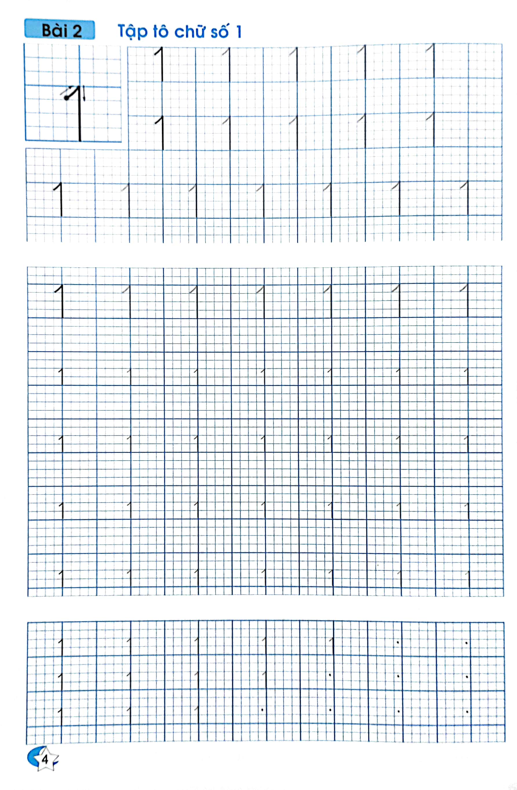 tập tô chữ - chữ số - dành cho bé chuẩn bị vào lớp 1 (tái bản 2023)