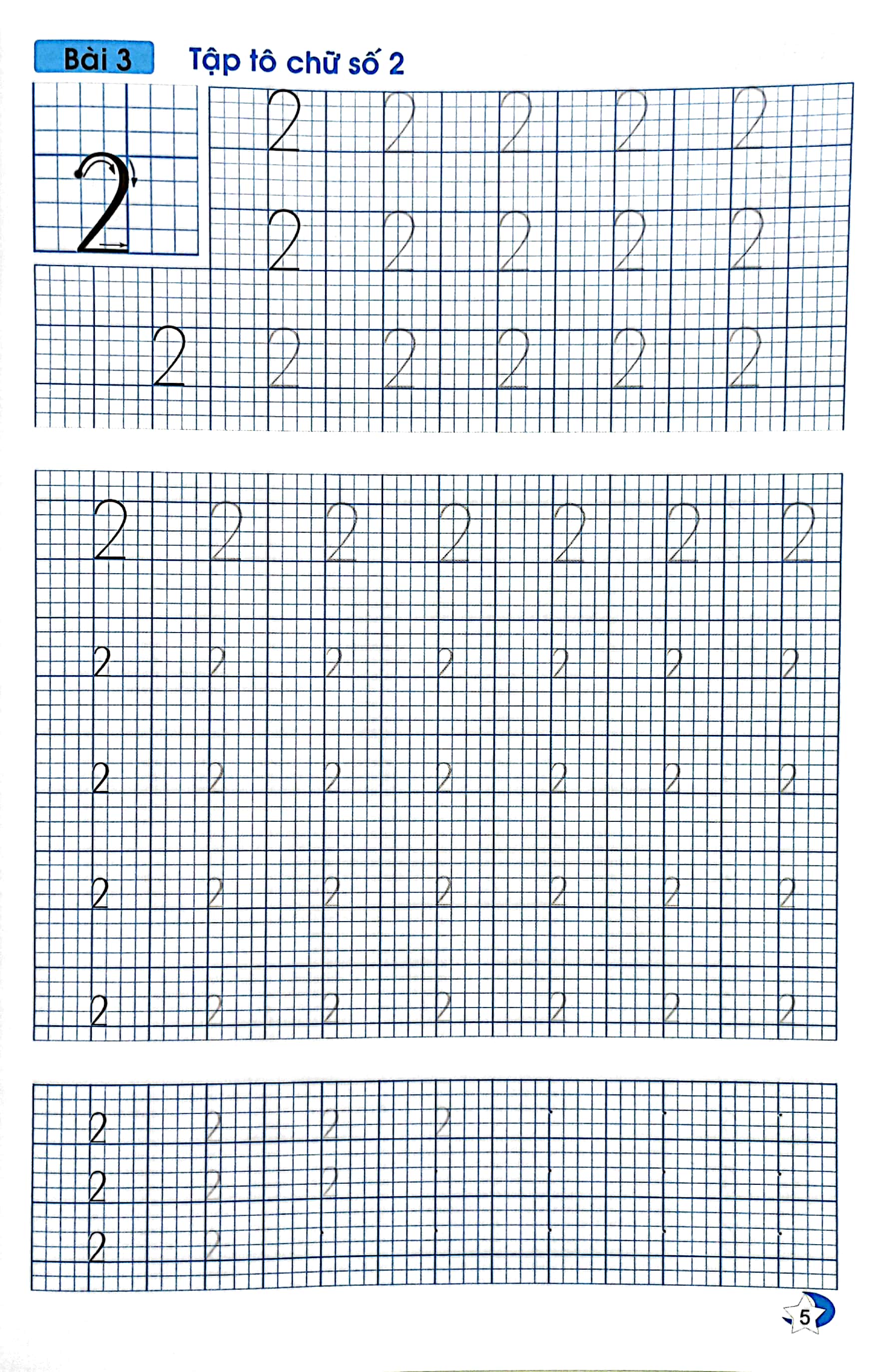 tập tô chữ - chữ số - dành cho bé chuẩn bị vào lớp 1 (tái bản 2023)
