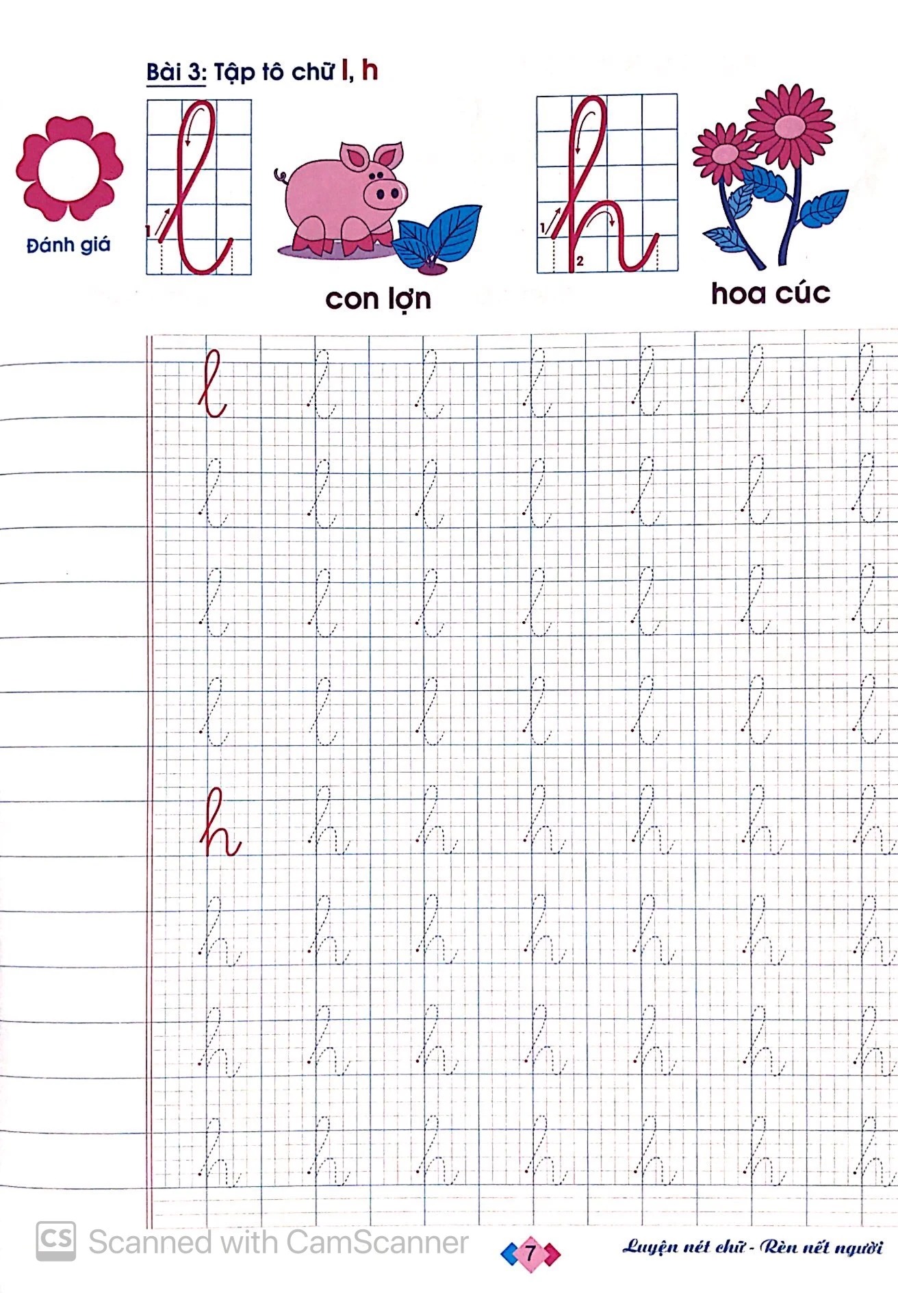 tập tô chữ - luyện viết theo mẫu chữ mới - tập 1 (tái bản 2024)