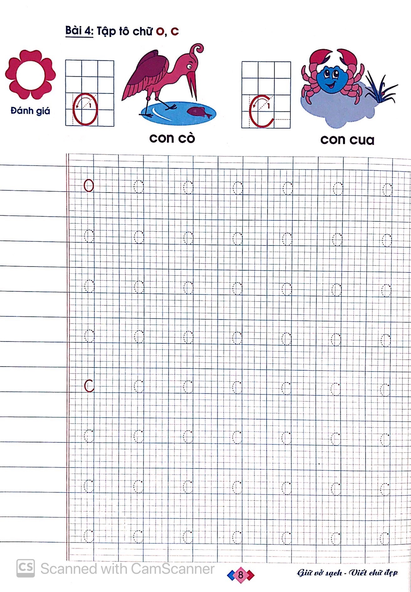 tập tô chữ - luyện viết theo mẫu chữ mới - tập 1 (tái bản 2024)