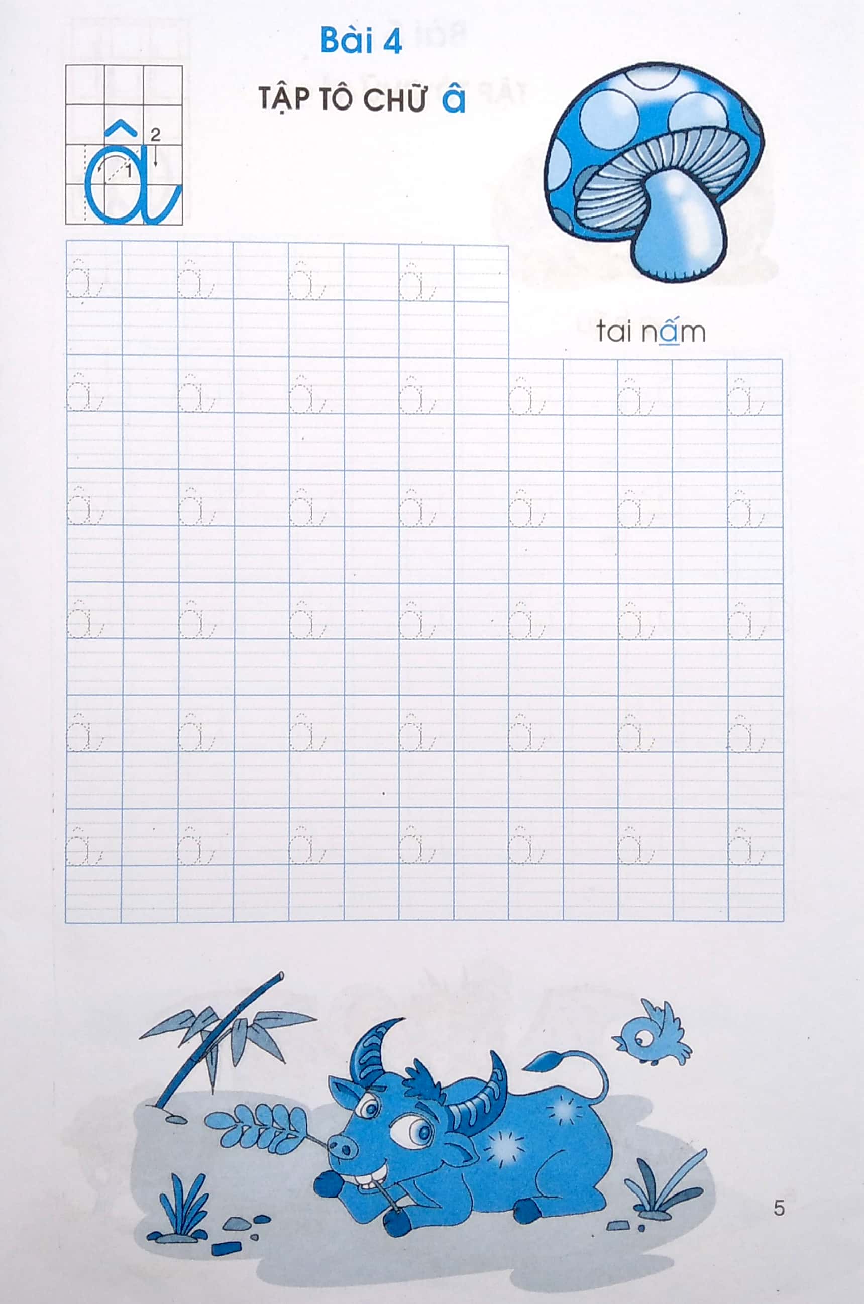 tập tô chữ mẫu giáo 5-6 tuổi